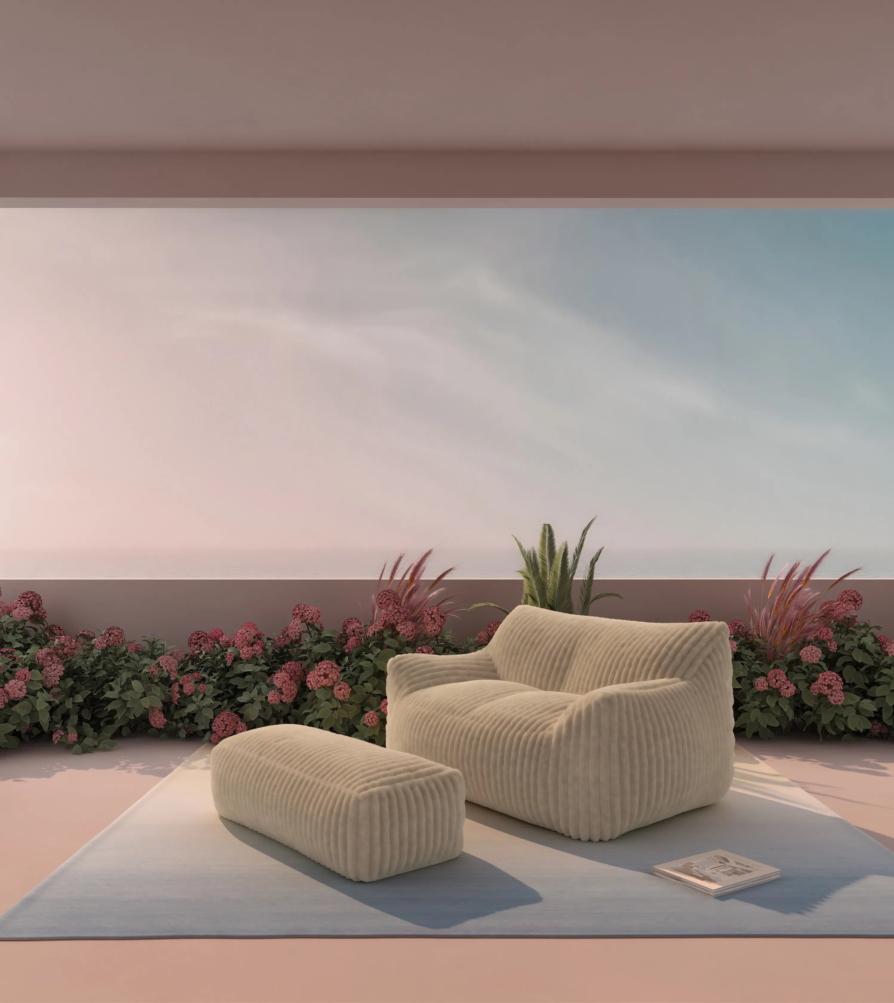 DODO TWO-SEATER LOUNGE - CHANNEL CORD - KKUSO