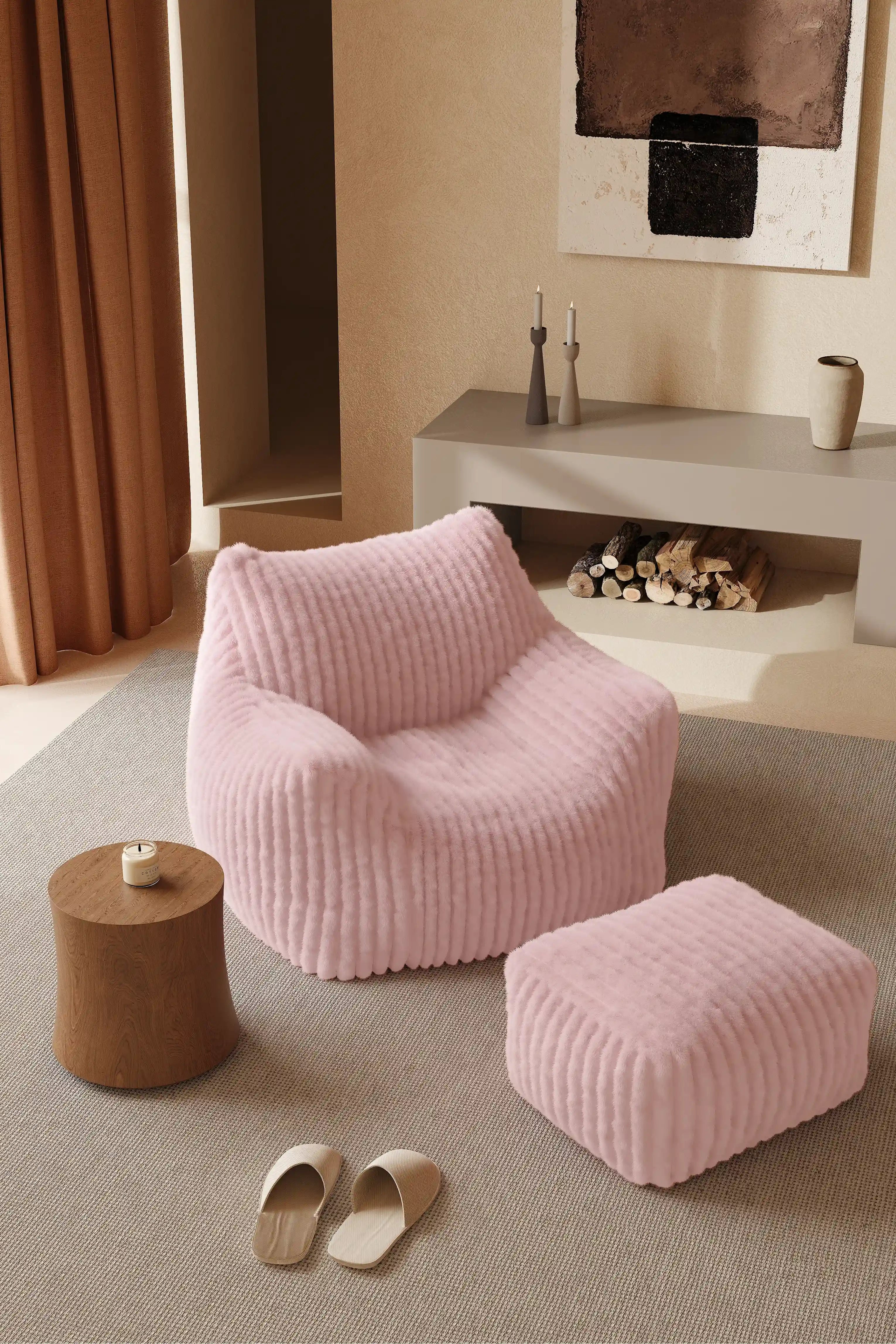DODO LOUNGE CHAIR - CHANNEL CORD KKUSO.HOME