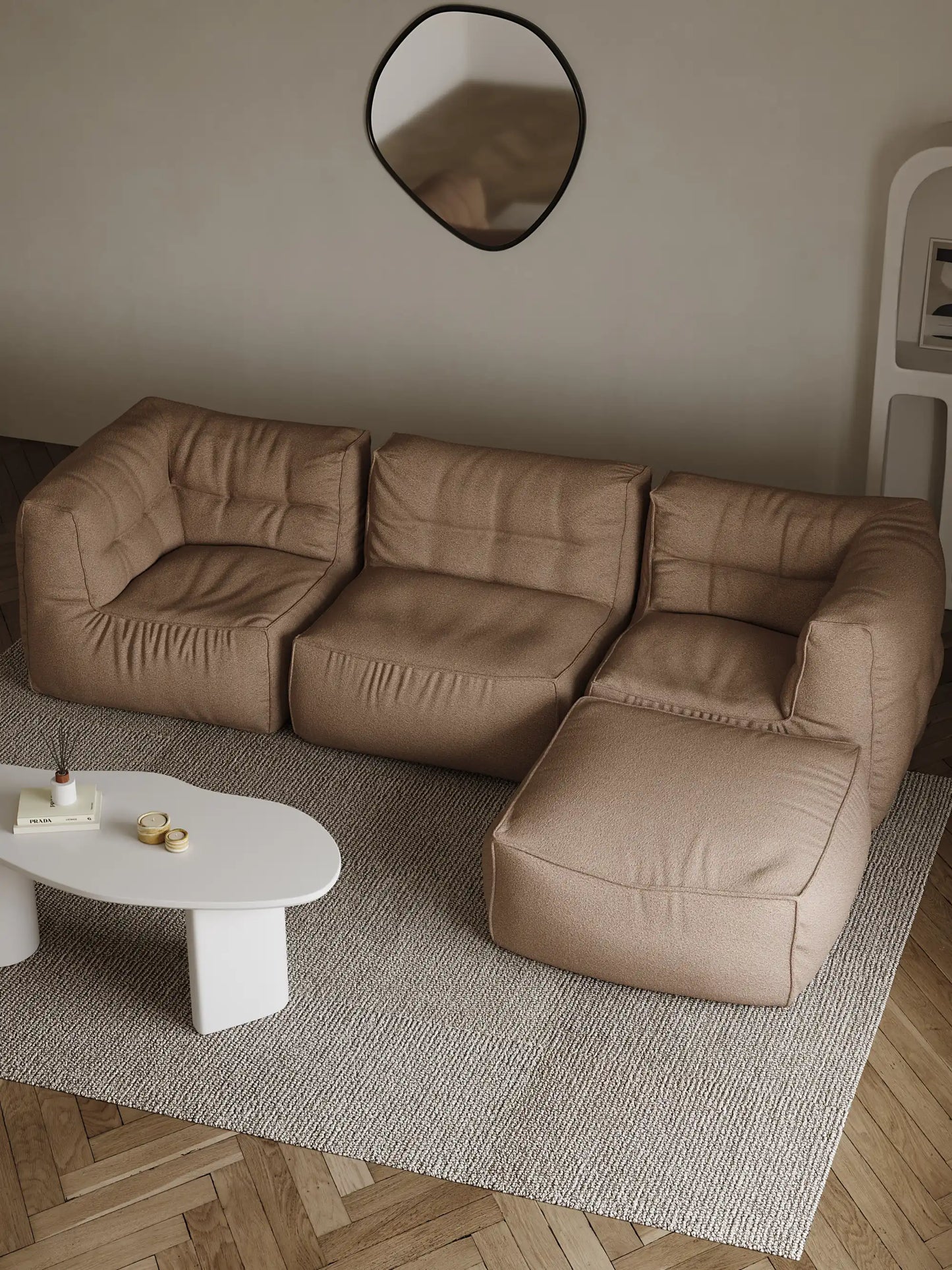 BOBO BEAN BAG SET3 - BOUCLE KKUSO.HOME