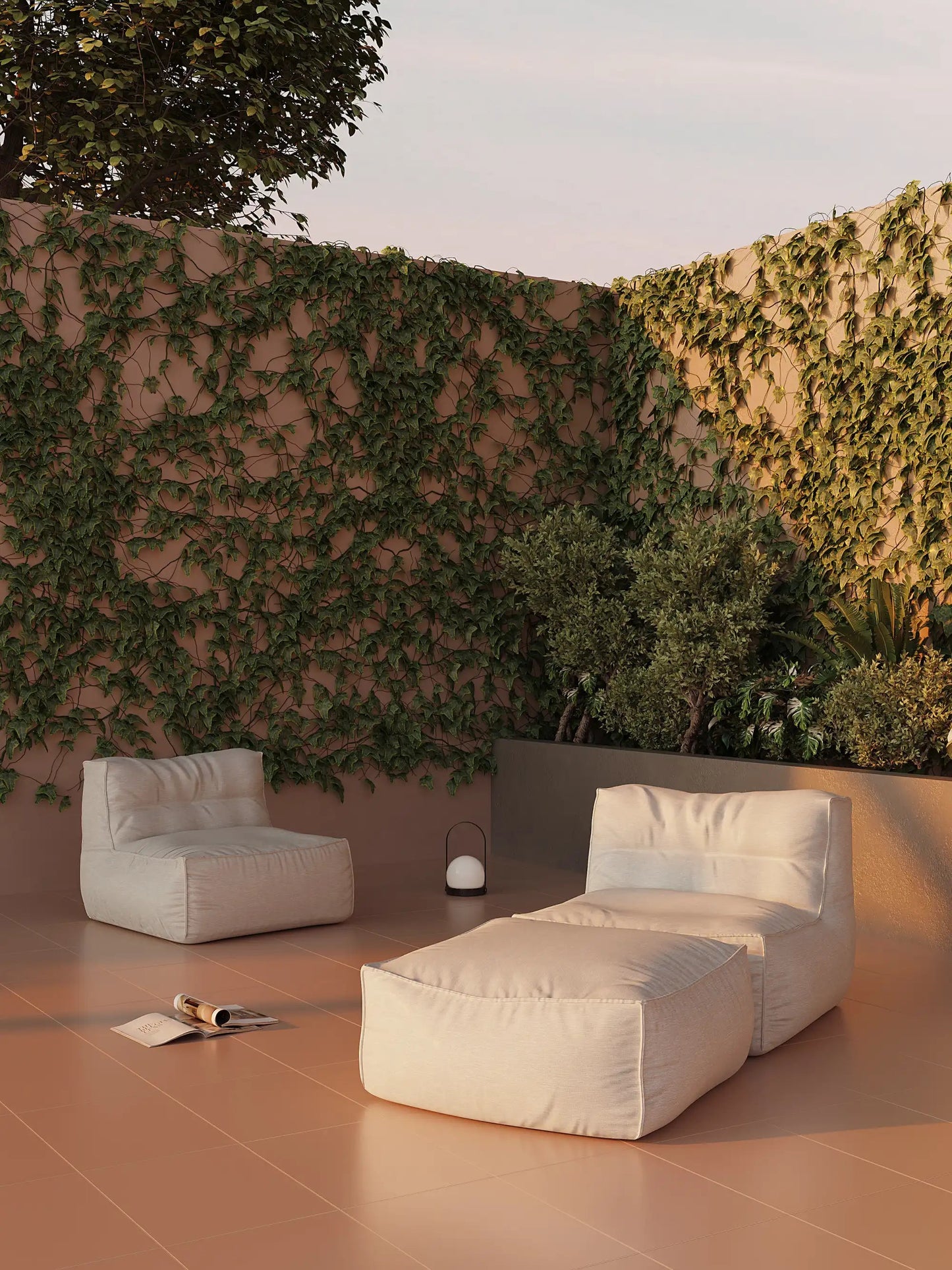 BOBO BEAN BAG OTTOMAN - OUTDOOR KKUSO.HOME