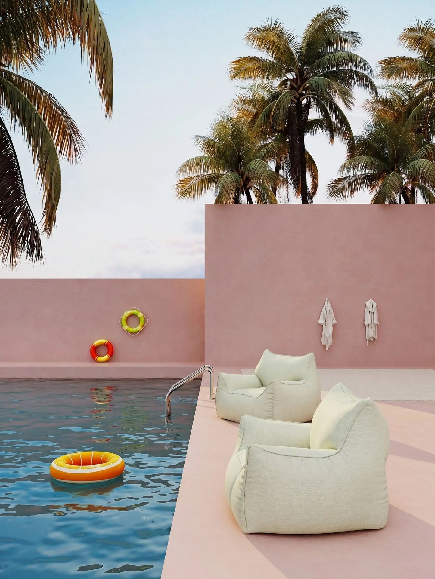 DODO BEAN BAG FILLED - OUTDOOR PALE GREEN
