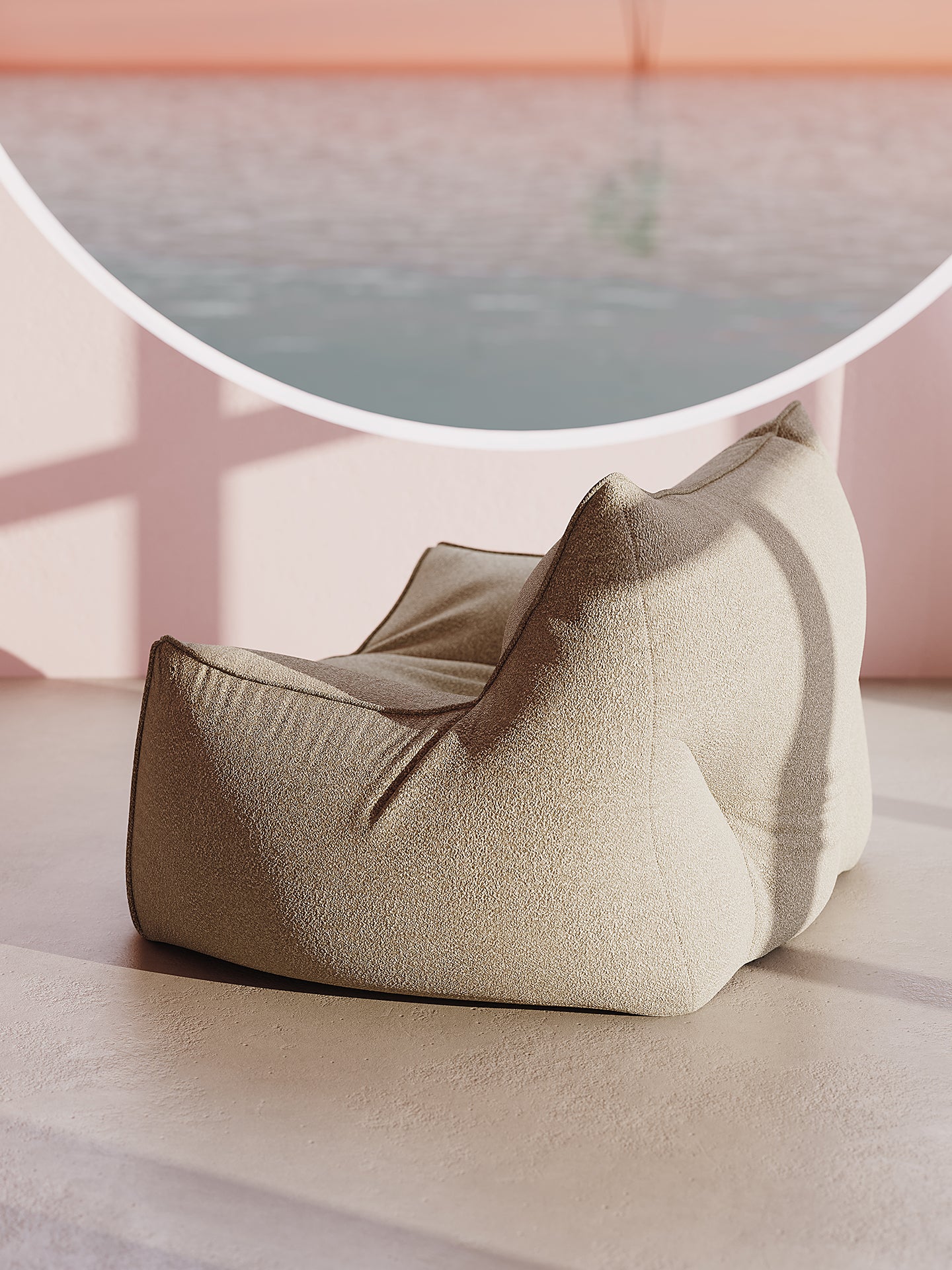 BEAN BAG DODO - TEDDY FLEECE KKUSO.HOME