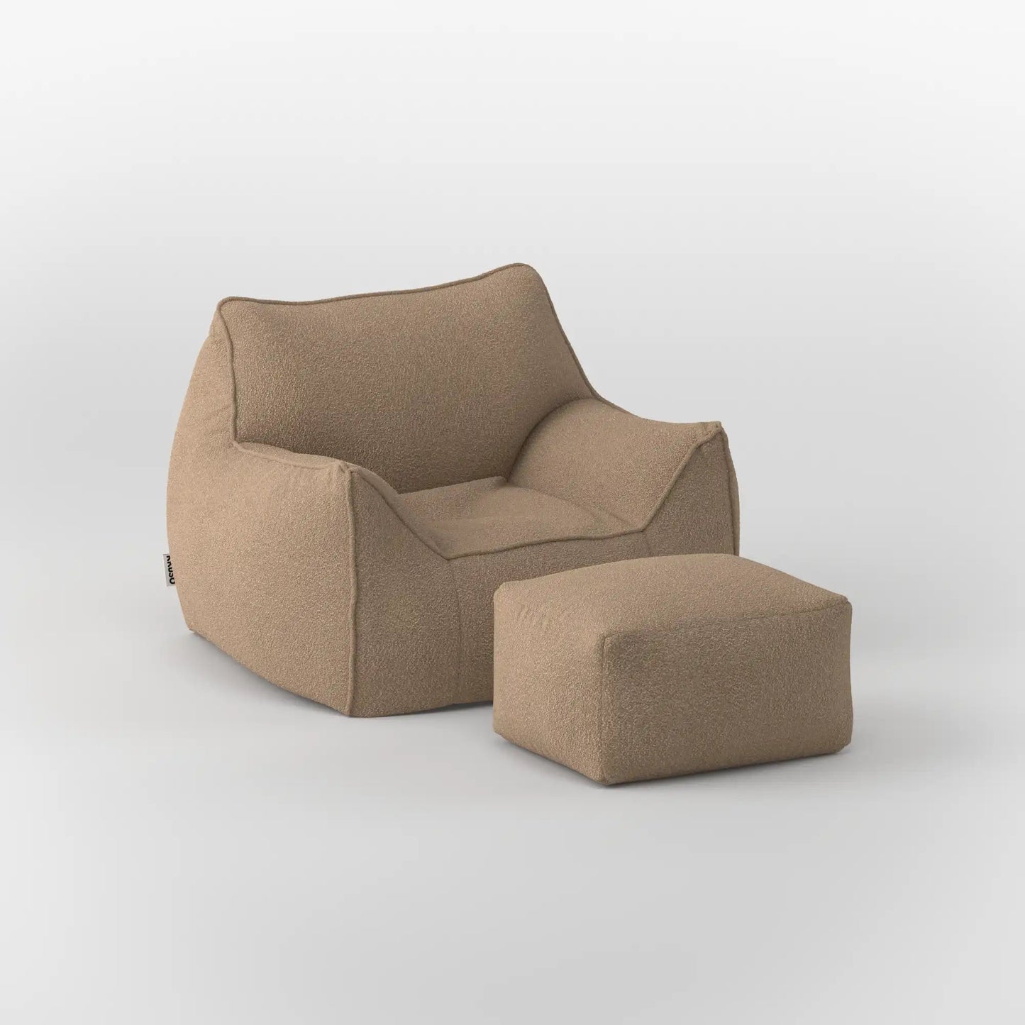 DODO BEAN BAG - TEDDY FLEECE KKUSO.HOME