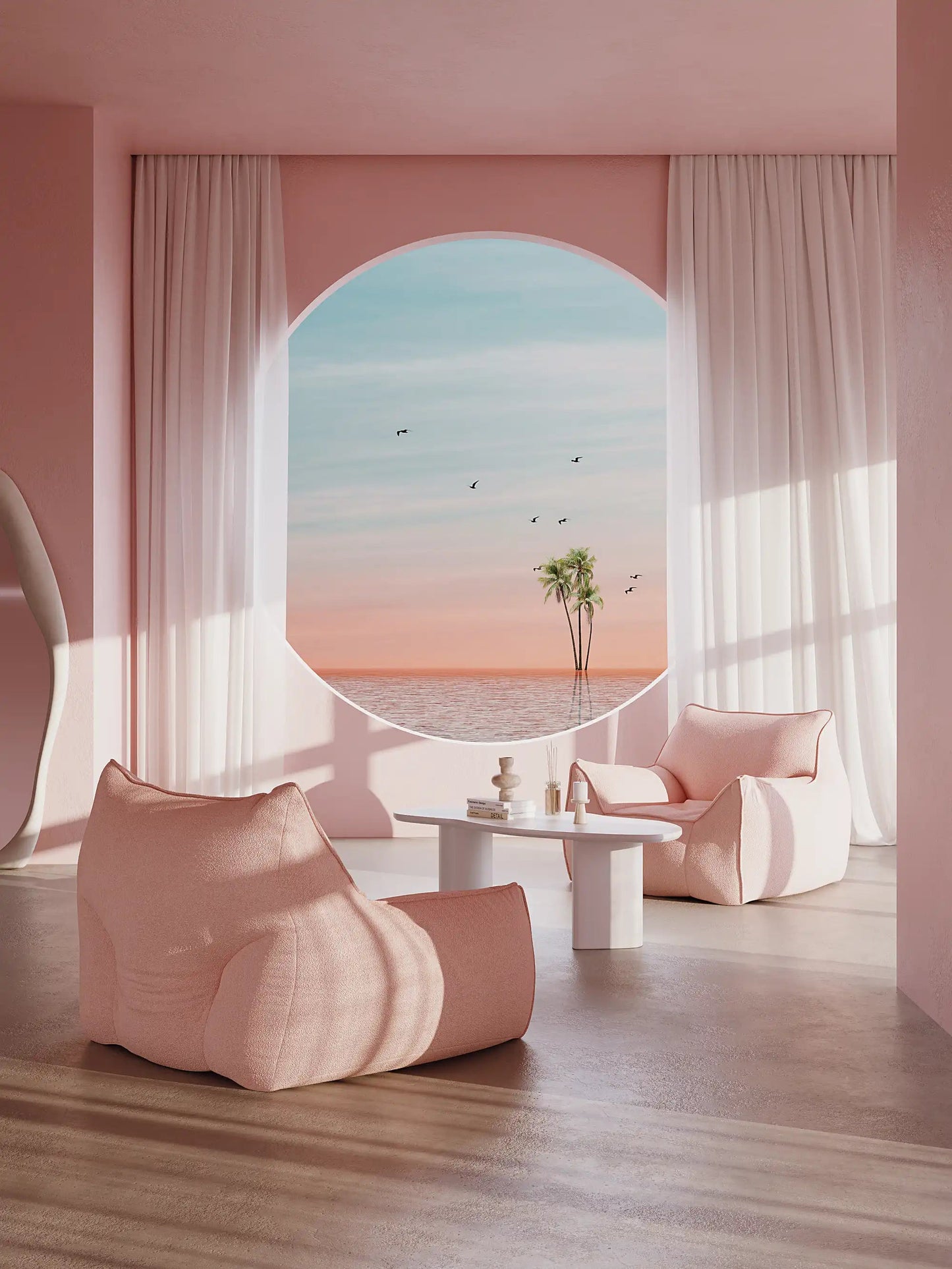 DODO BEAN BAG - TEDDY FLEECE KKUSO.HOME