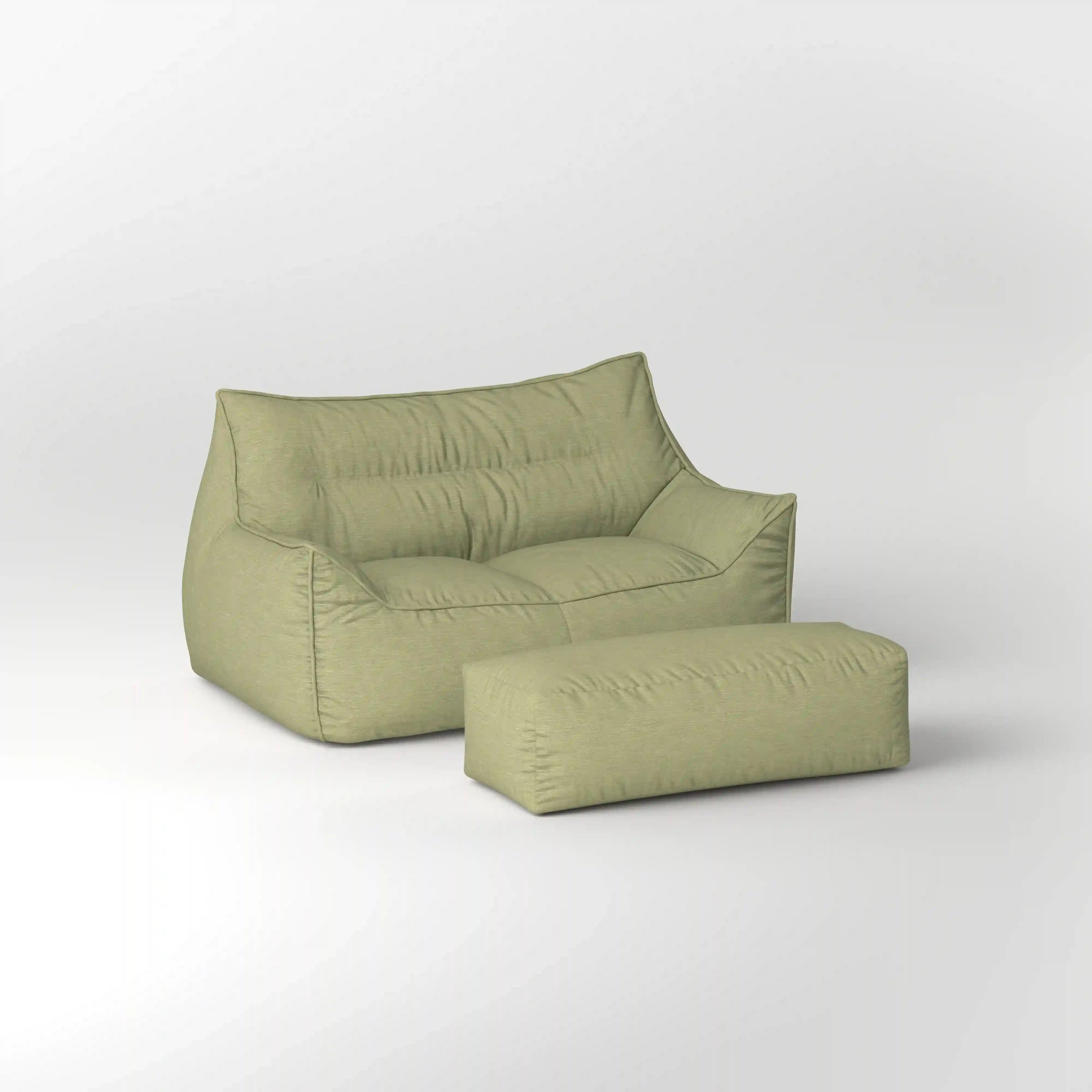 DODO SQUARE OTTOMAN TWO-SEATER OUTDOOR KKUSO.HOME