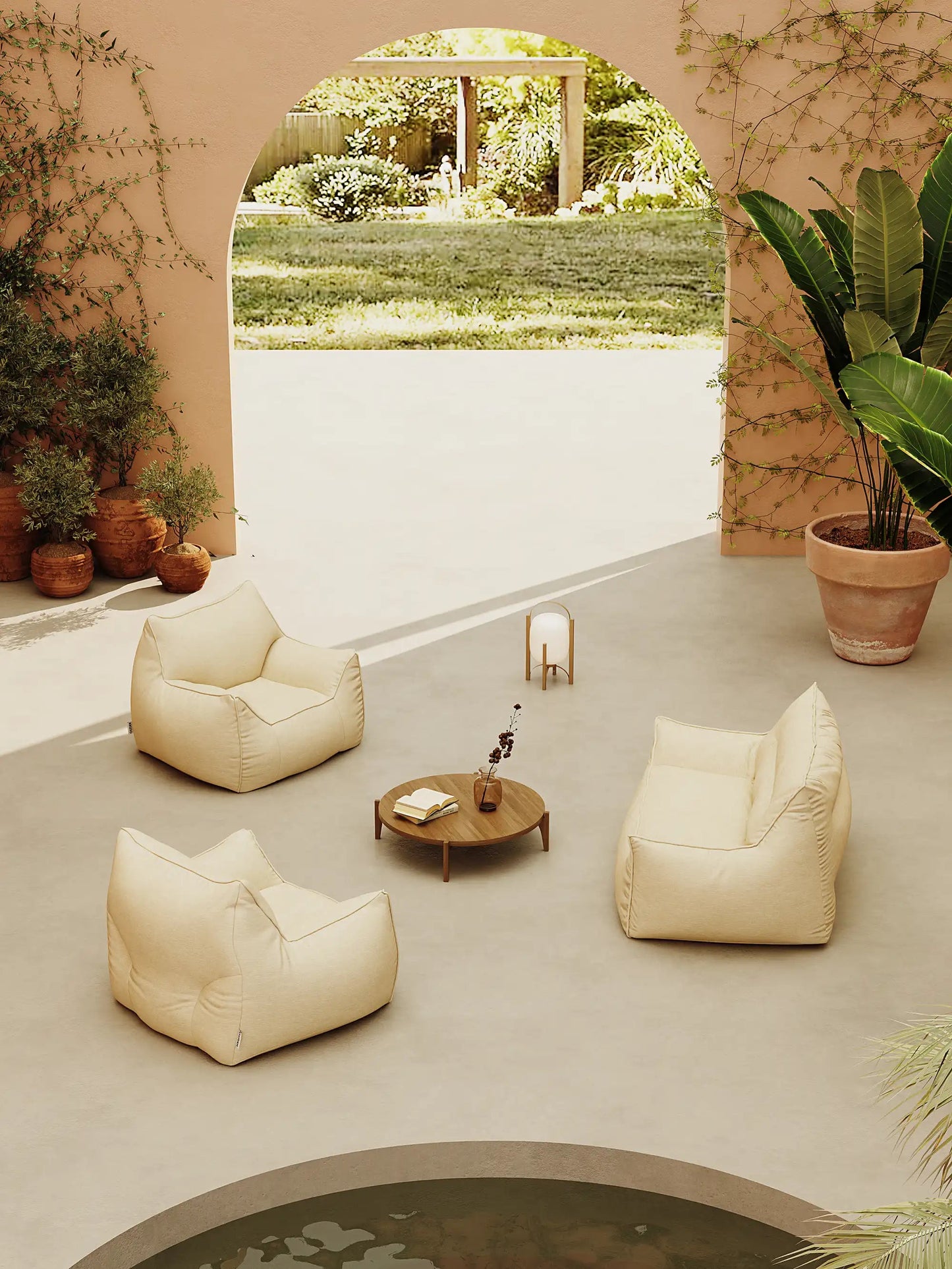 DODO BEAN BAG TWO-SEATER OUTDOOR KKUSO.HOME