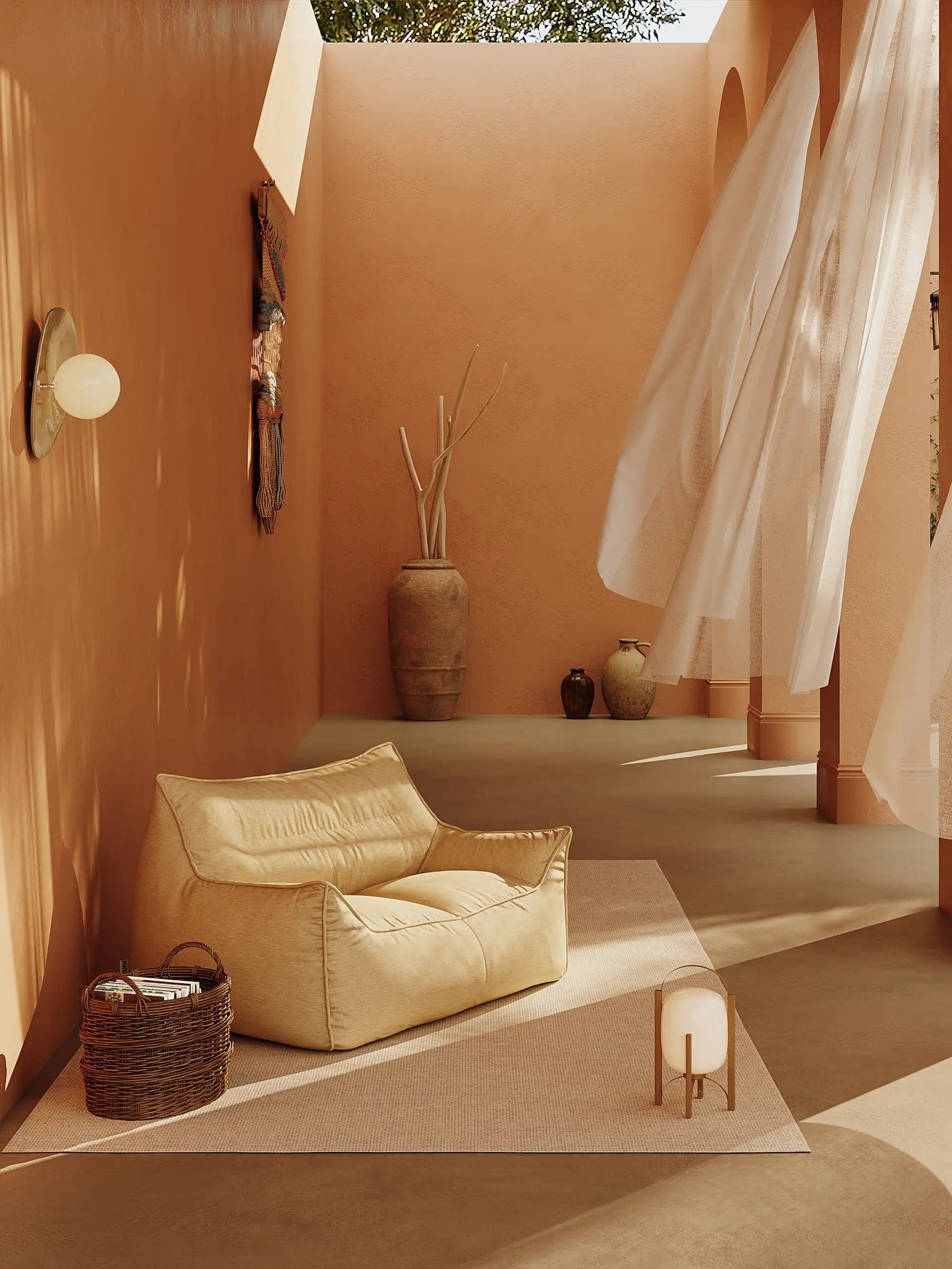 DODO BEAN BAG TWO-SEATER OUTDOOR KKUSO.HOME