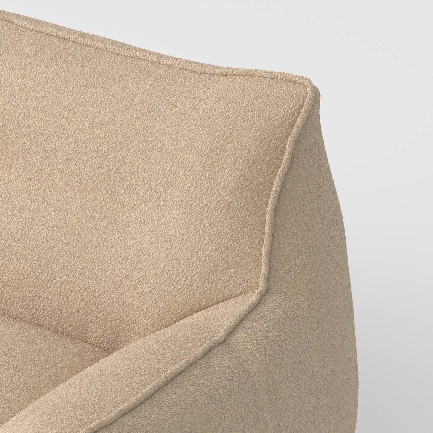 DODO BEAN BAG TWO-SEATER TEDDY KKUSO.HOME