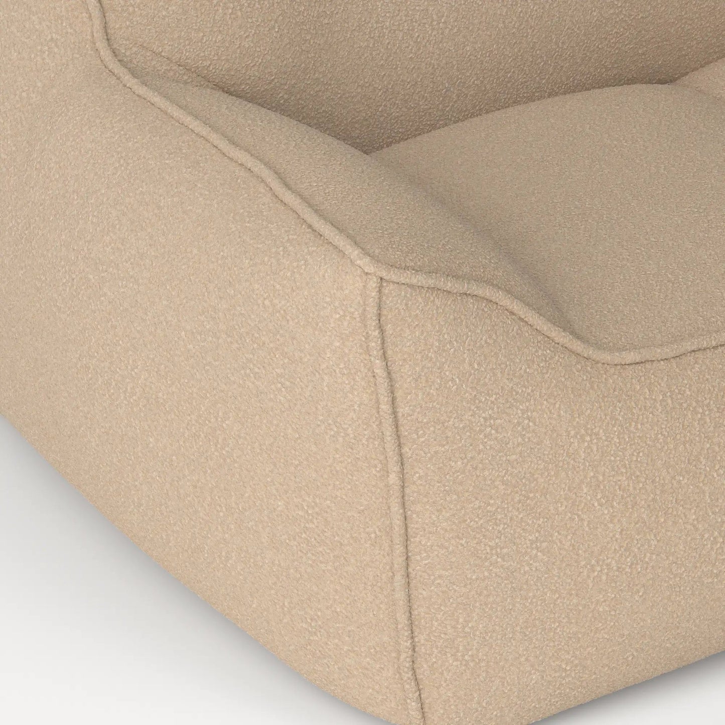 DODO BEAN BAG TWO-SEATER TEDDY KKUSO.HOME