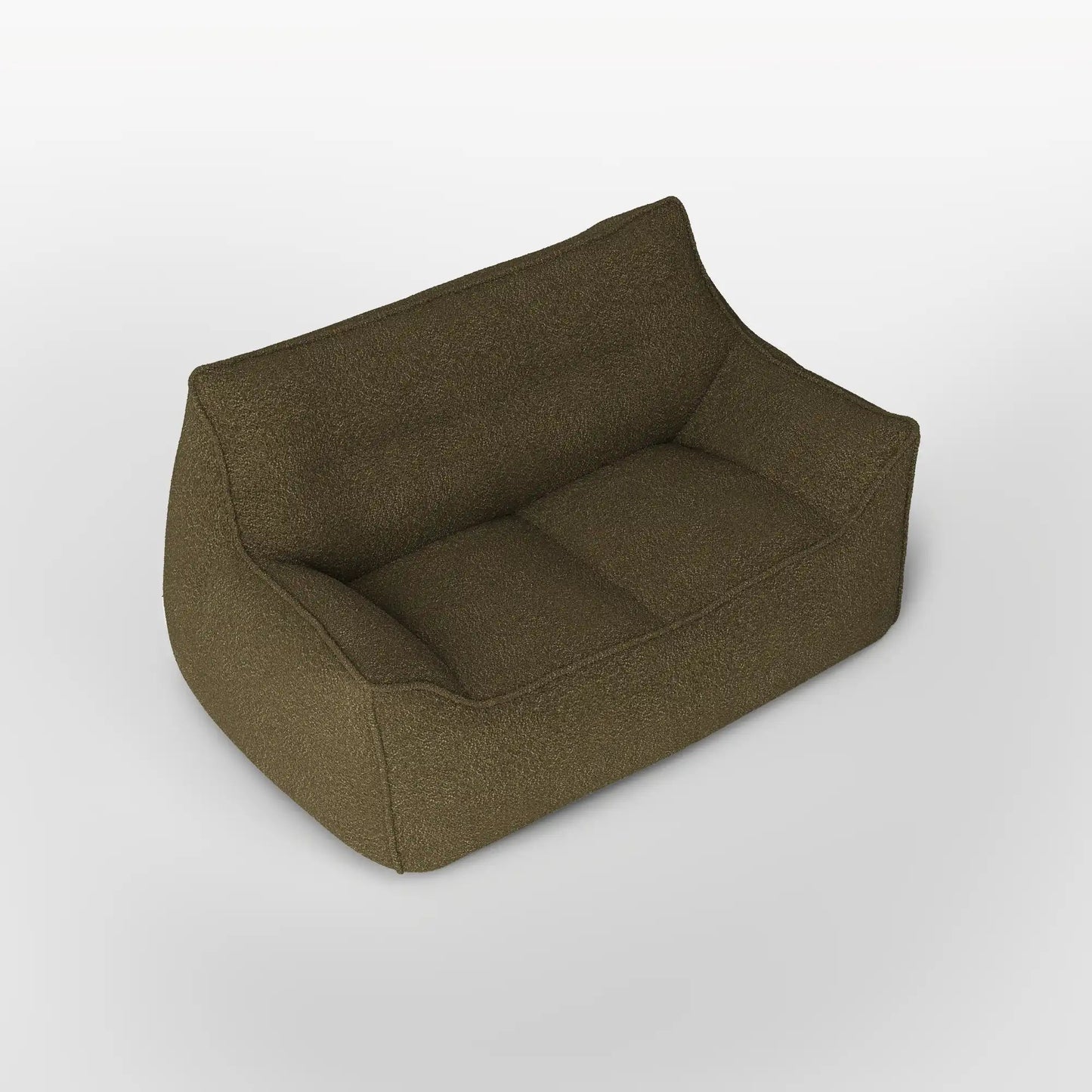 DODO BEAN BAG TWO-SEATER TEDDY KKUSO.HOME