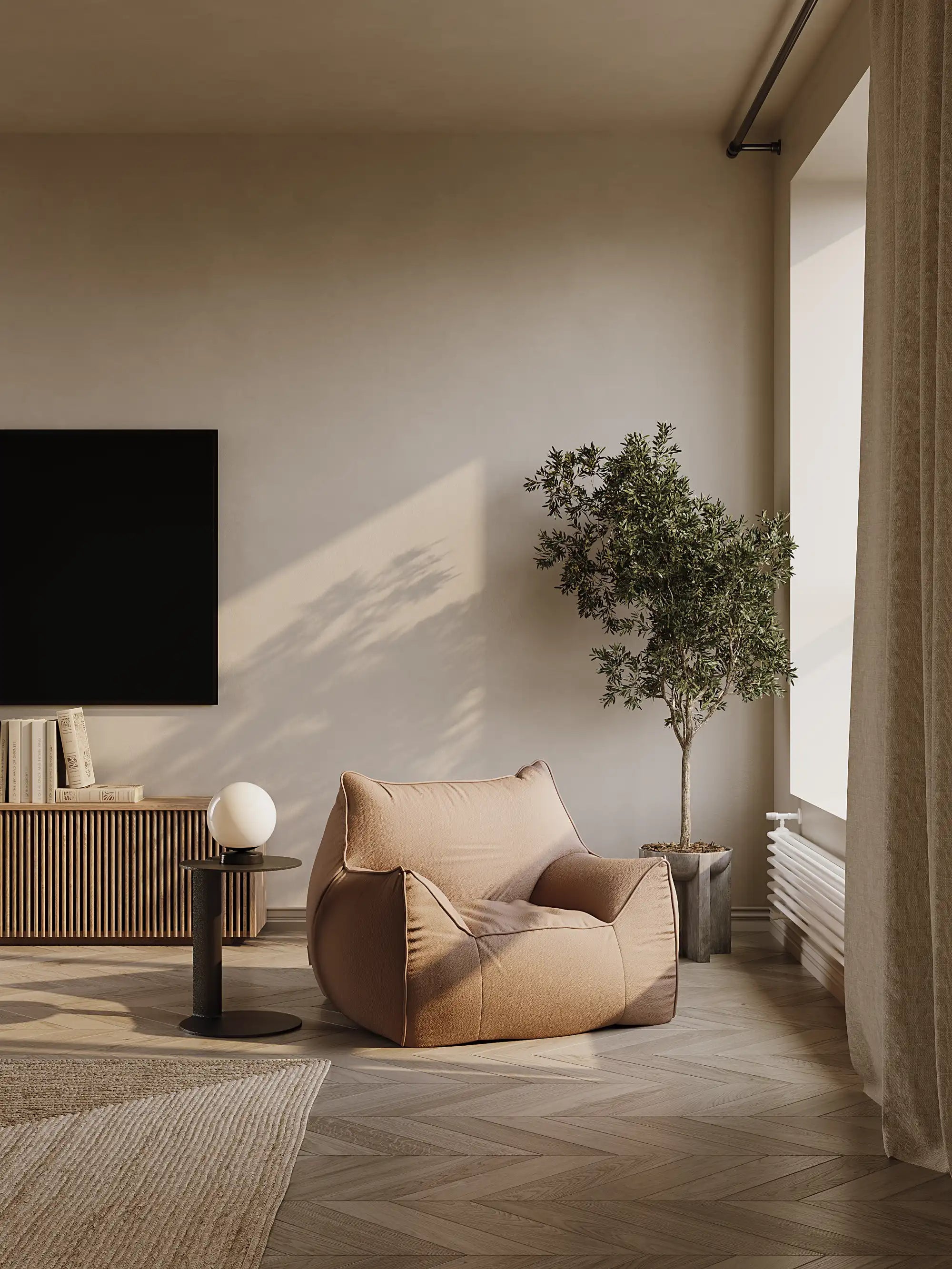 DODO BEAN BAG - VEGAN LEATHER KKUSO.HOME