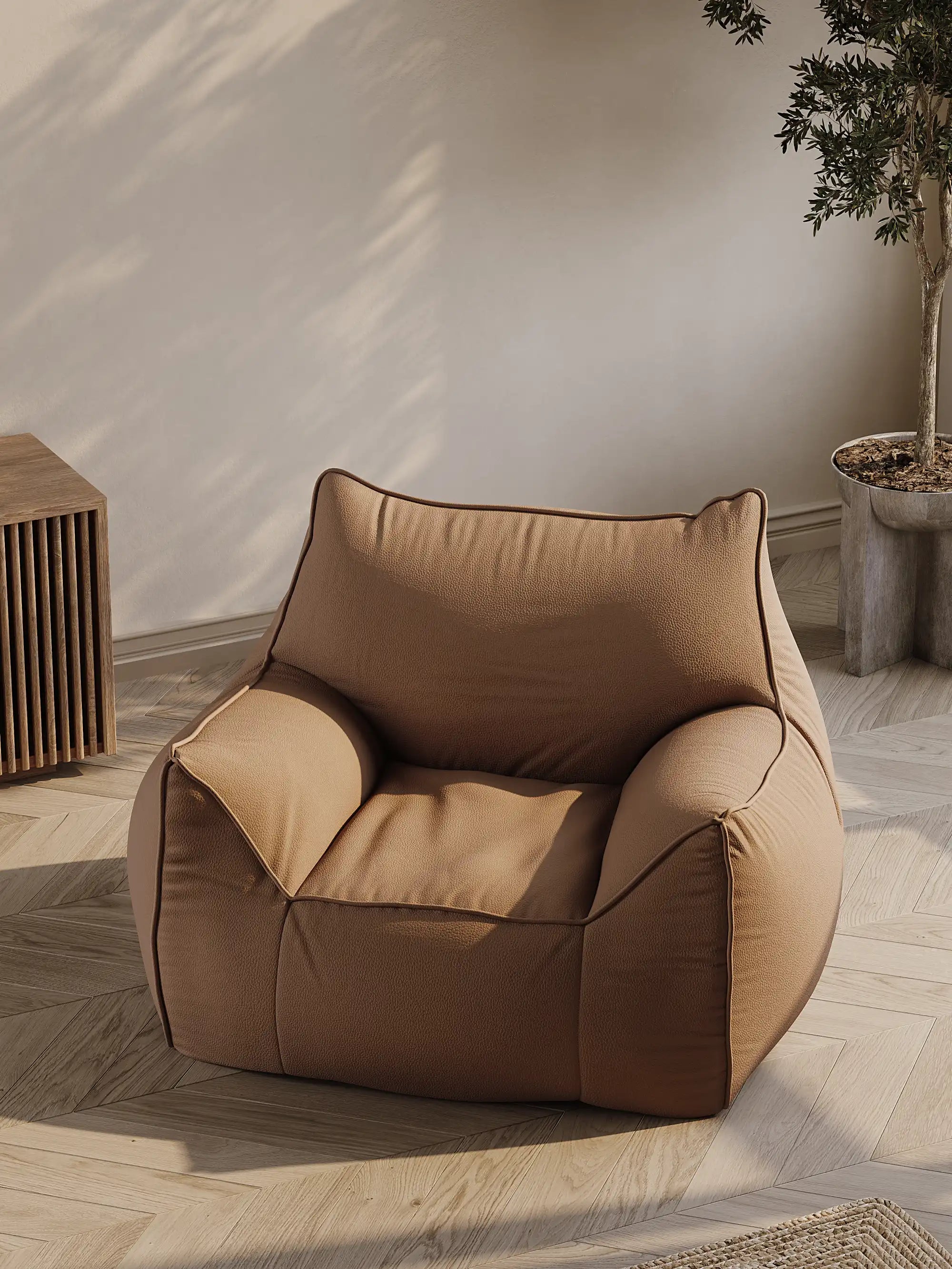 DODO BEAN BAG - VEGAN LEATHER KKUSO.HOME