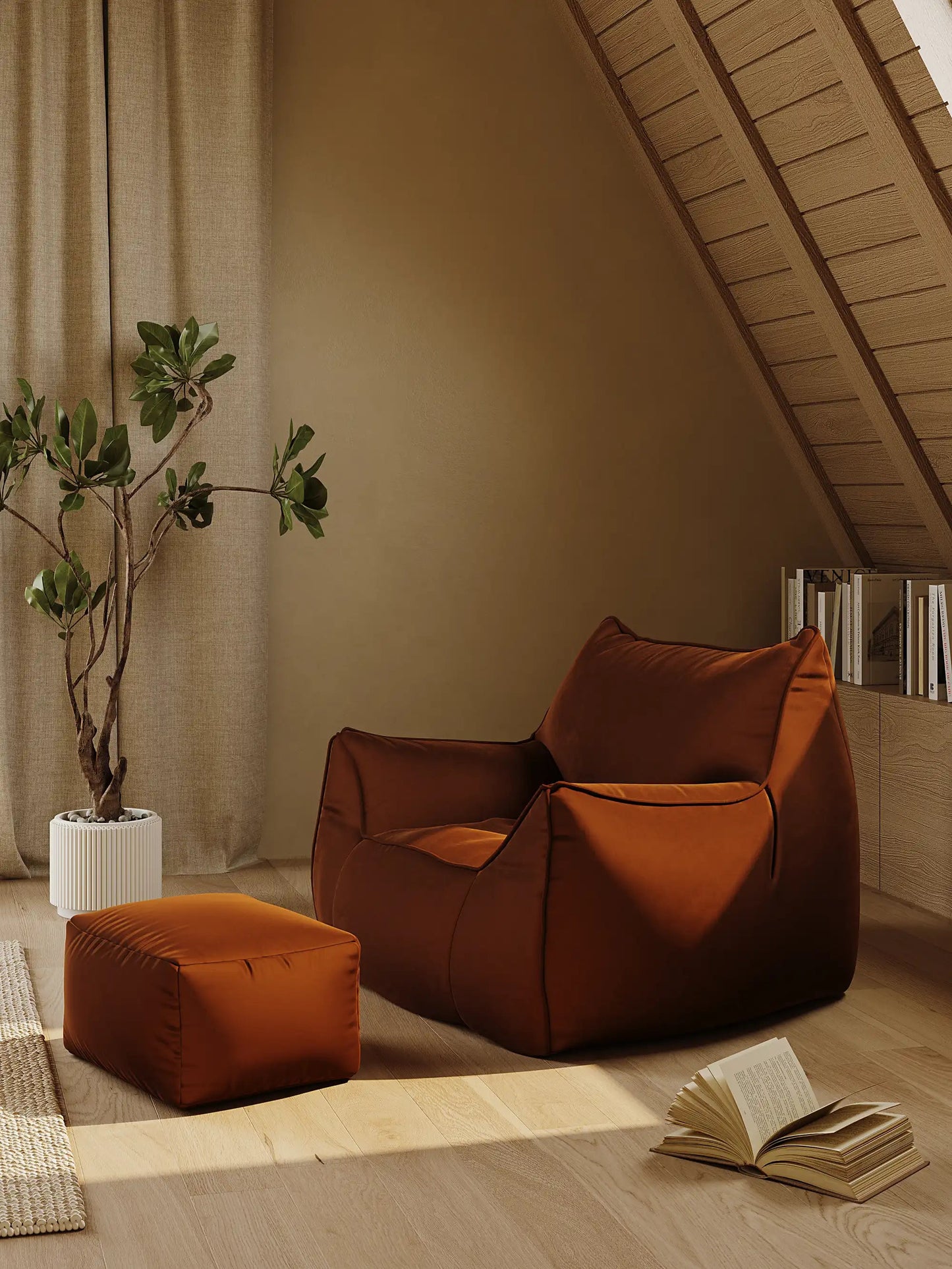 DODO BEAN BAG - VELVET KKUSO.HOME