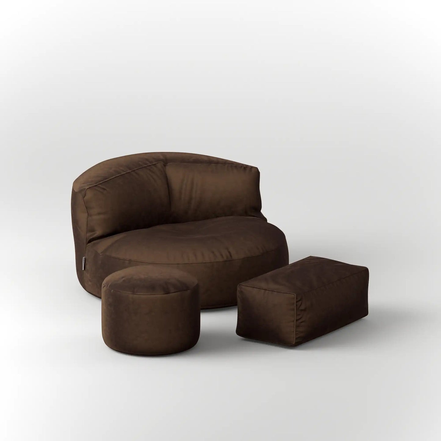 LEXIE BEAN BAG - VELVET KKUSO.HOME