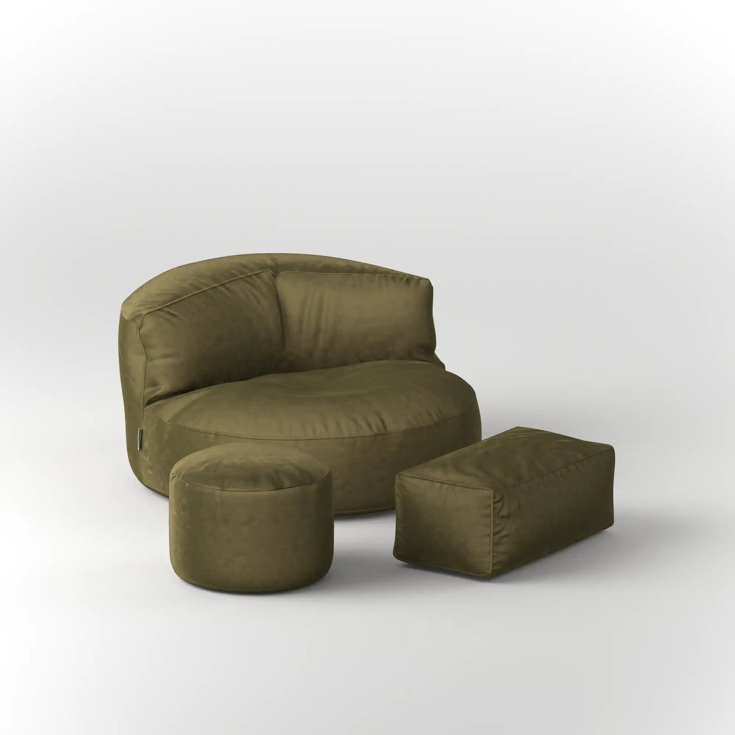 LEXIE BEAN BAG - VELVET KKUSO.HOME