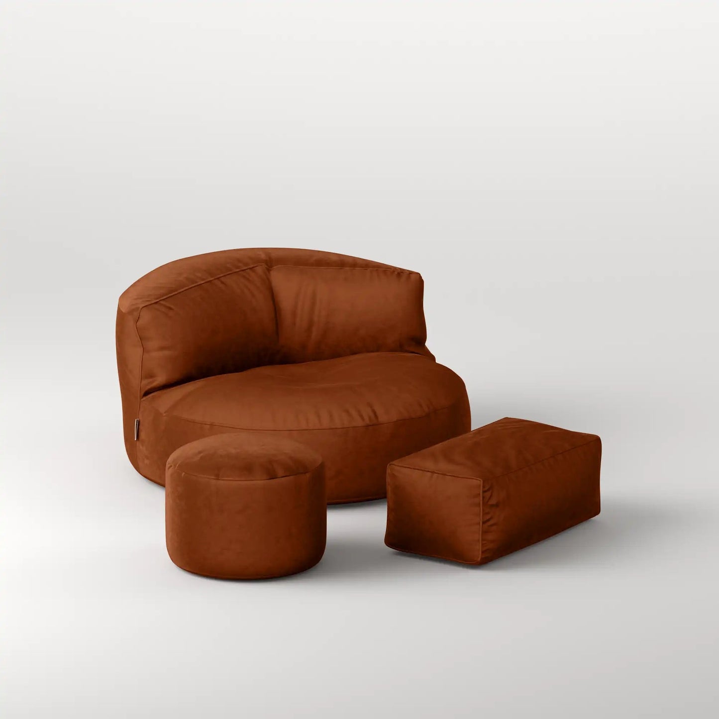 LEXIE BEAN BAG - VELVET KKUSO.HOME