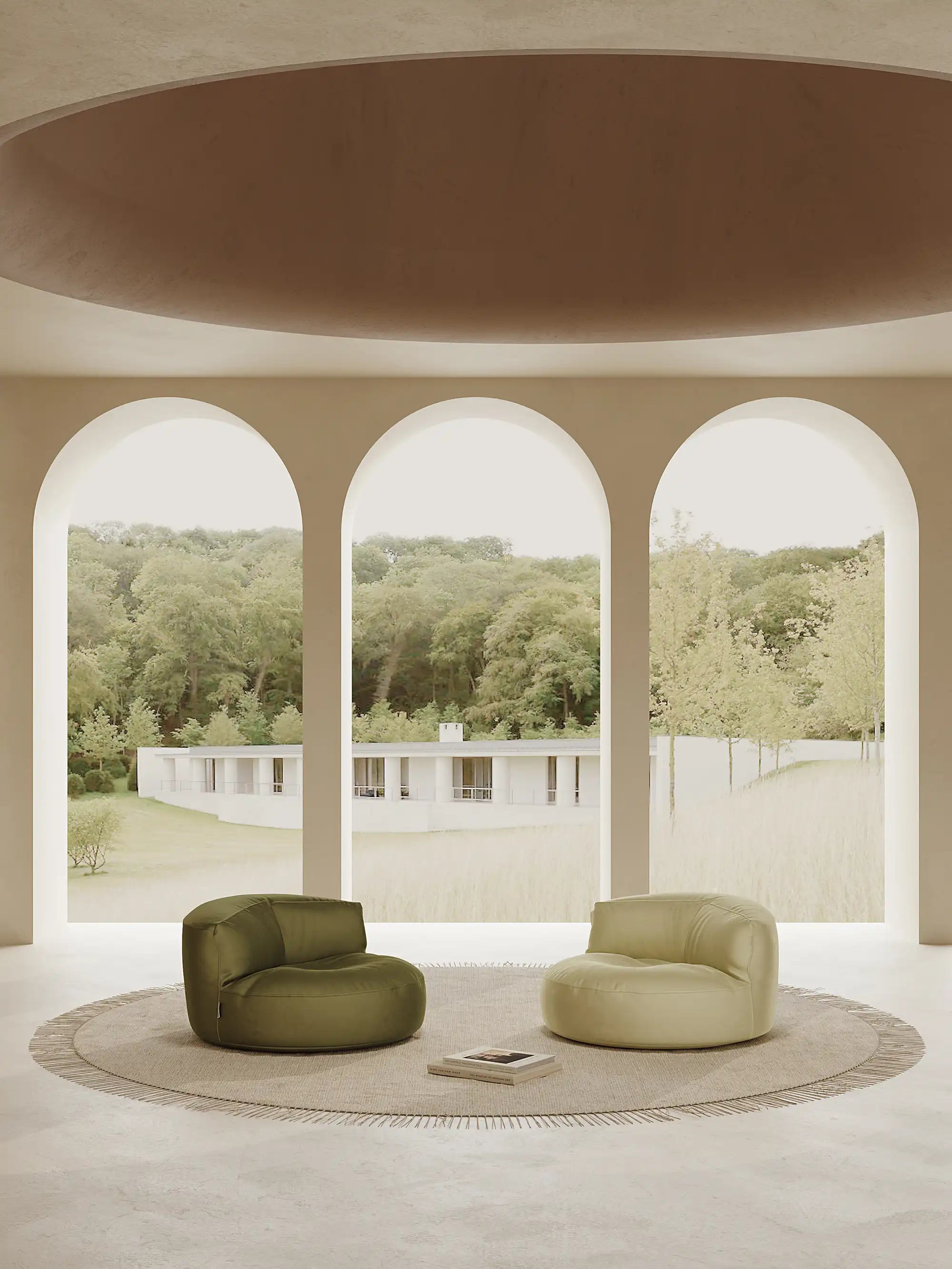 LEXIE BEAN BAG - VELVET KKUSO.HOME