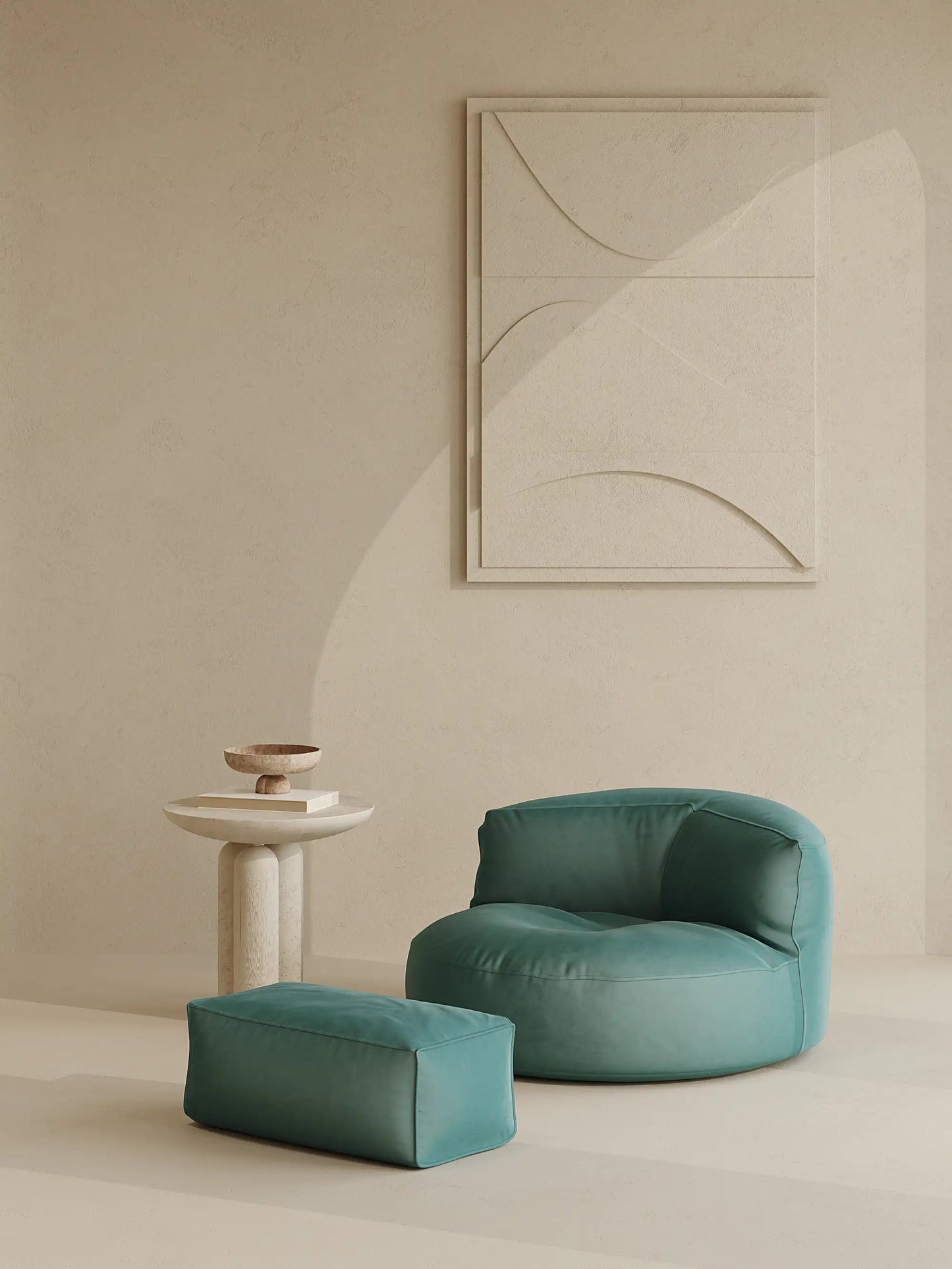 LEXIE BEAN BAG - VELVET KKUSO.HOME