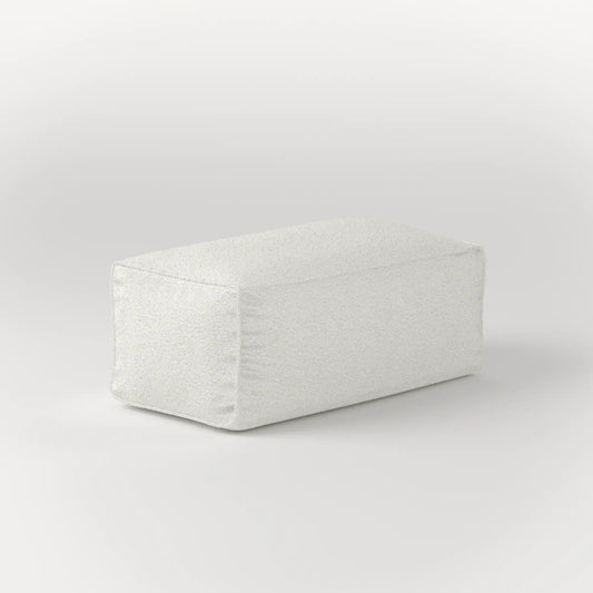 LEXIE RECTANGULAR OTTOMAN BOUCLE KKUSO.HOME