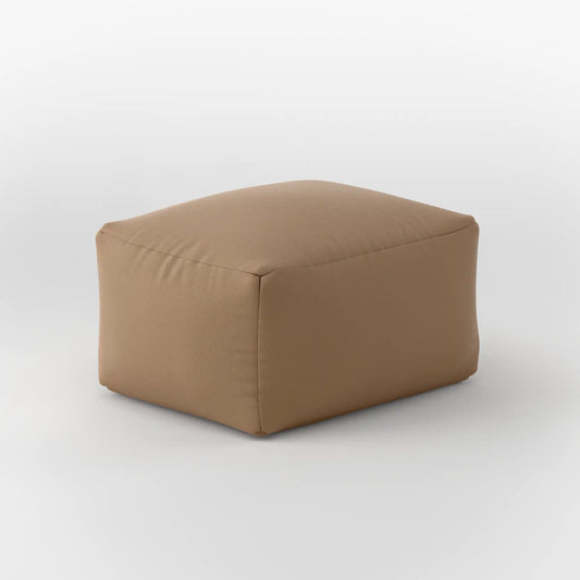 DODO SQUARE OTTOMAN VEGAN LEATHER KKUSO.HOME