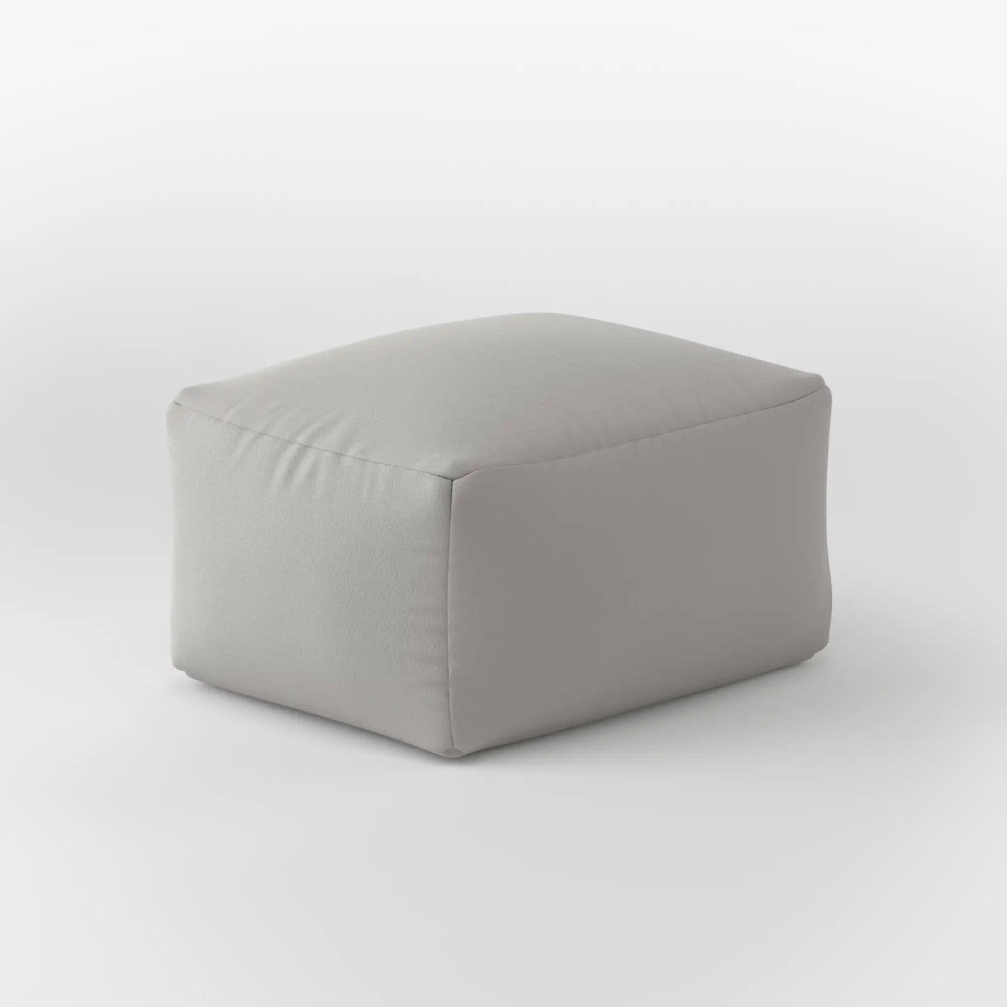 DODO SQUARE OTTOMAN VEGAN LEATHER KKUSO.HOME