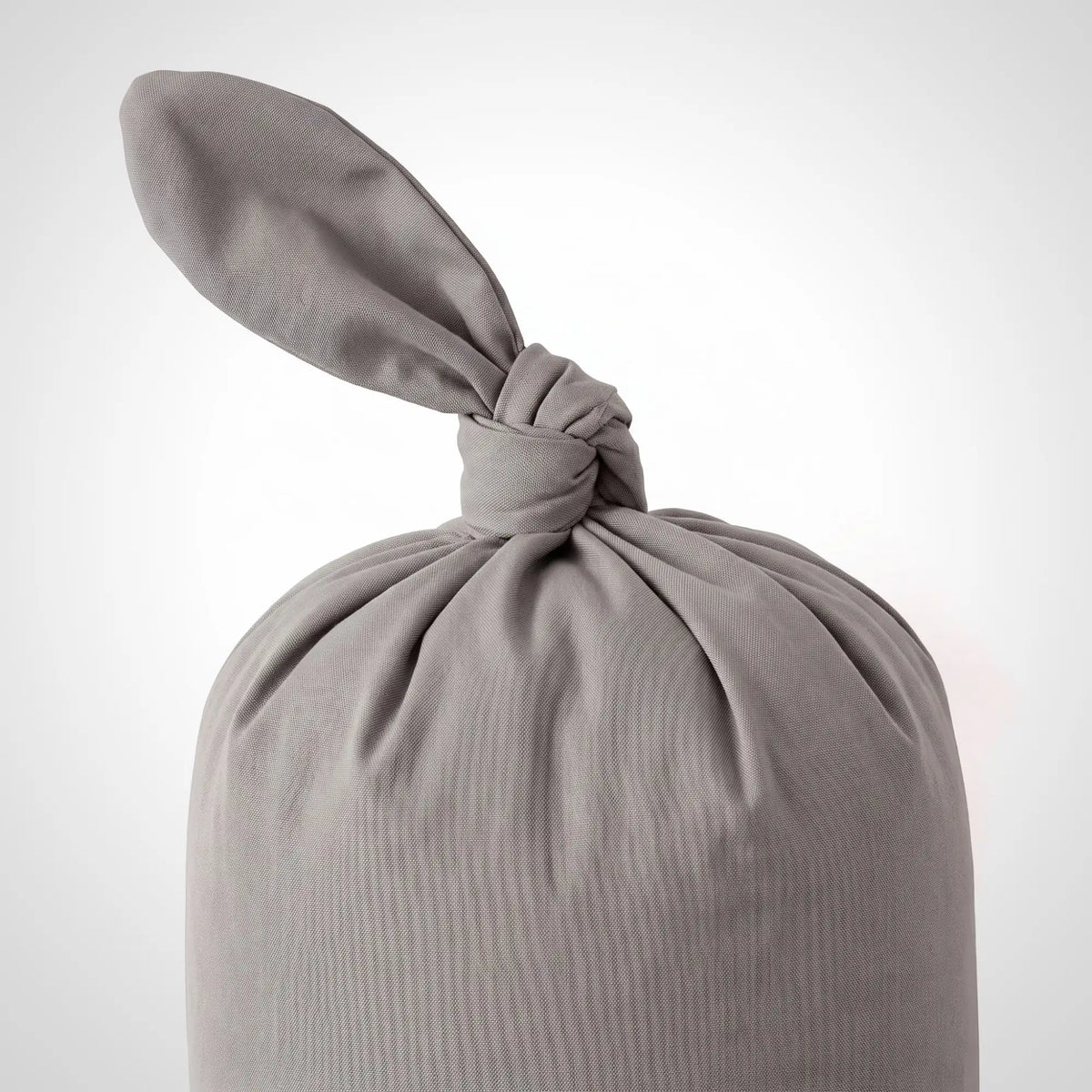KKUSO PLUSH CUSHION - KNOTTY PEBBLE GREY