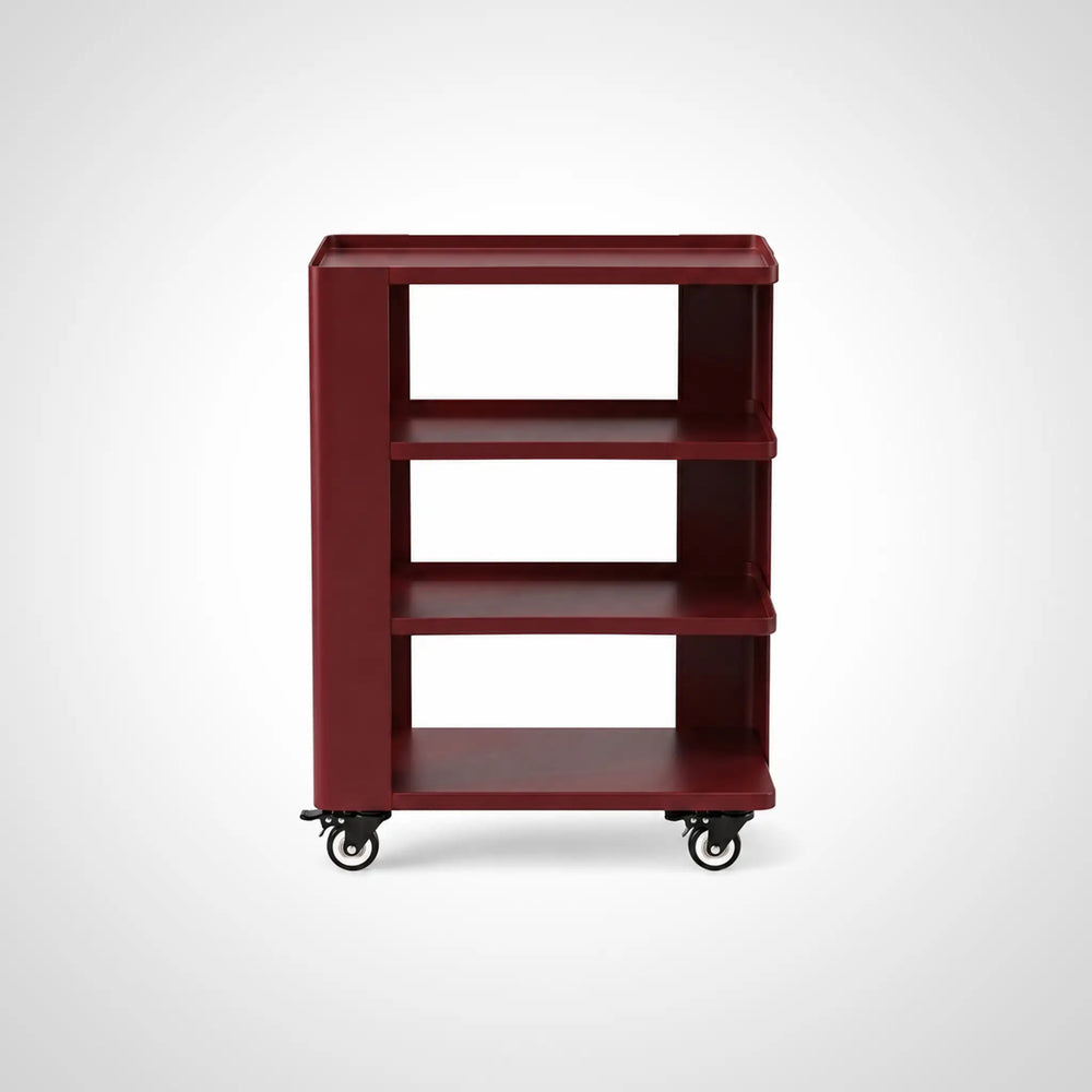 KKUSO METAL TROLLEY - RUMI BORDEAUX RED