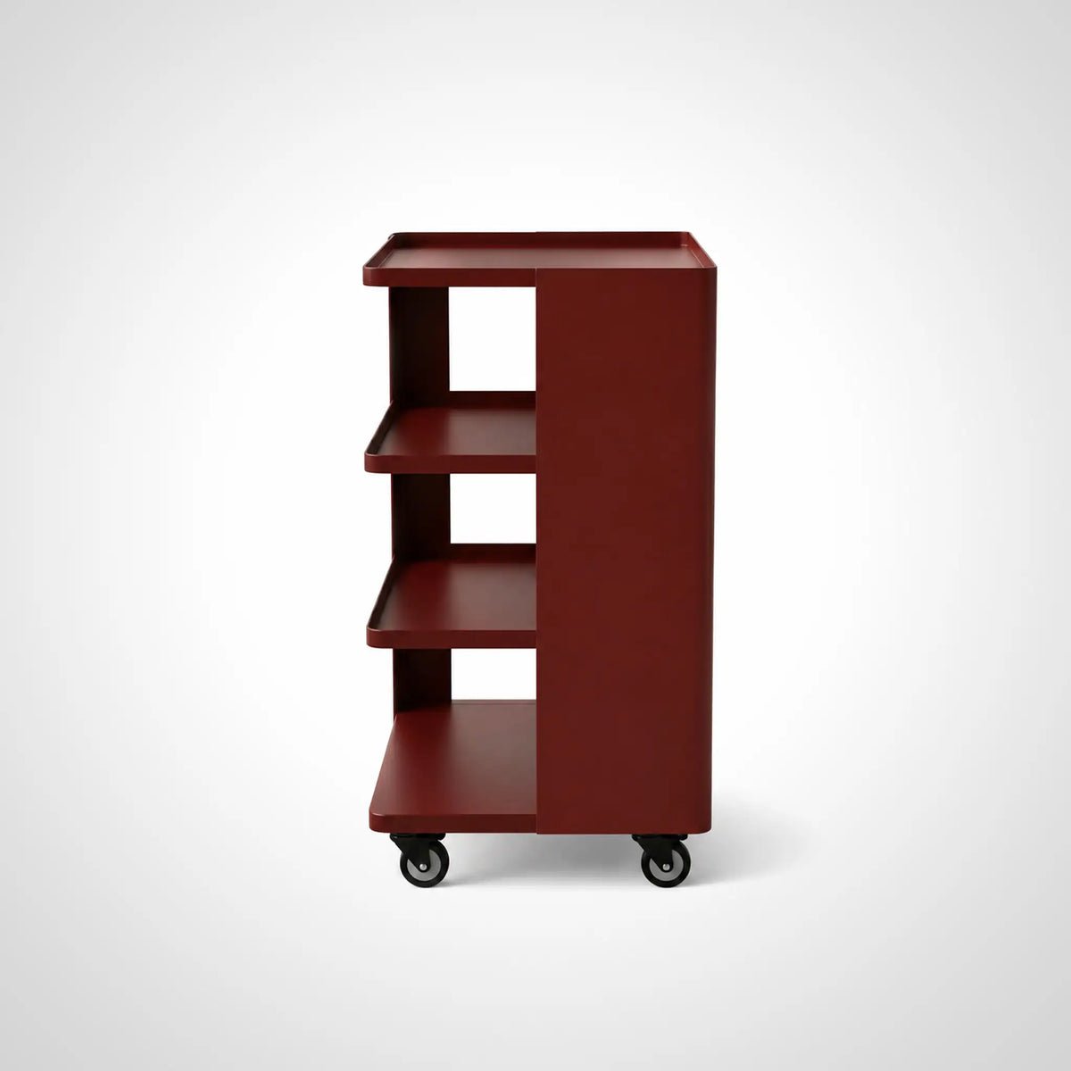 KKUSO METAL TROLLEY - RUMI BORDEAUX RED