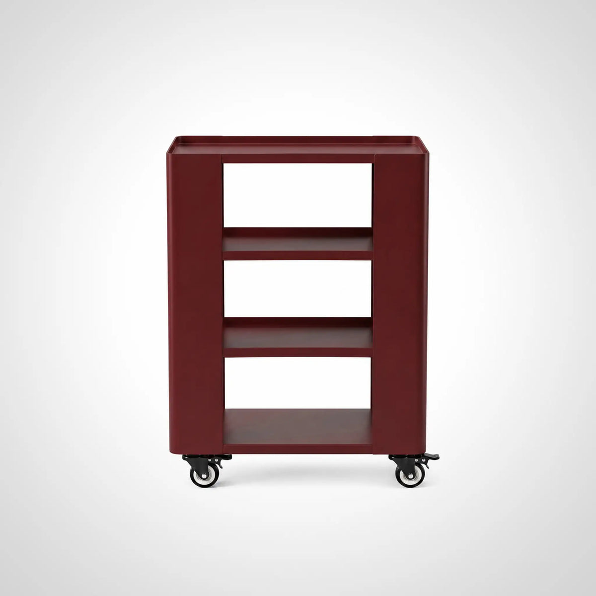 KKUSO METAL TROLLEY - RUMI BORDEAUX RED