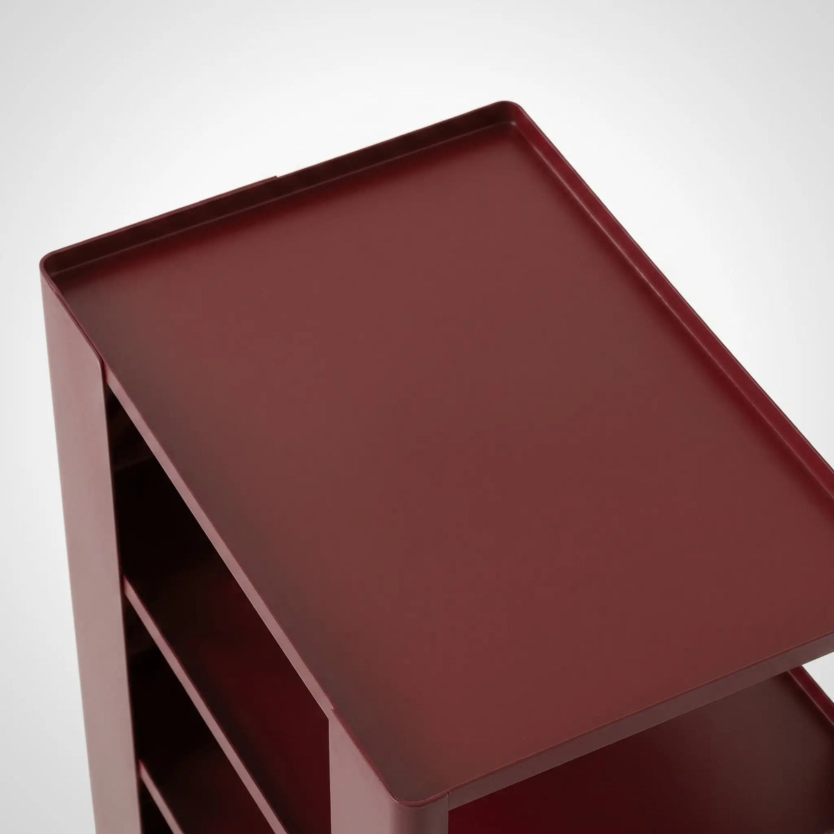 KKUSO METAL TROLLEY - RUMI BORDEAUX RED