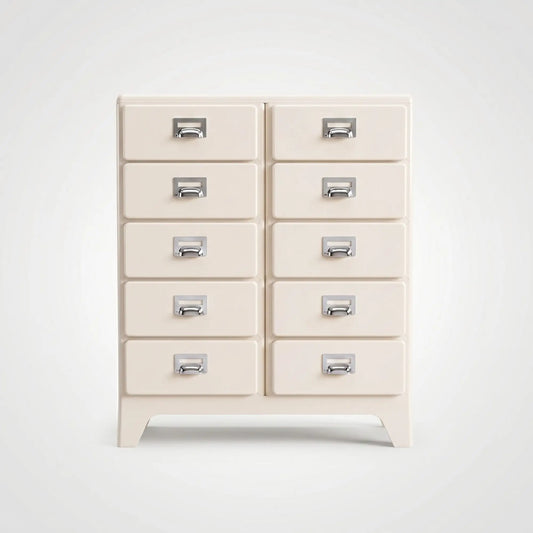 KKUSO ABS 5-DRAWER CABINET - MILO TWINS ALMOND MILK