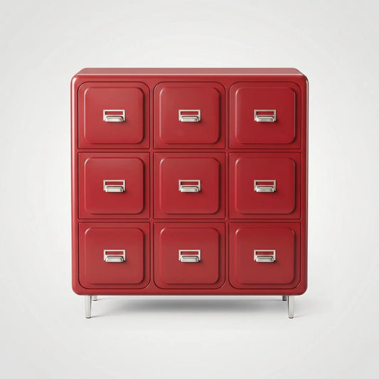 KKUSO WOODEN 9-DRAWER CABINET - NORA