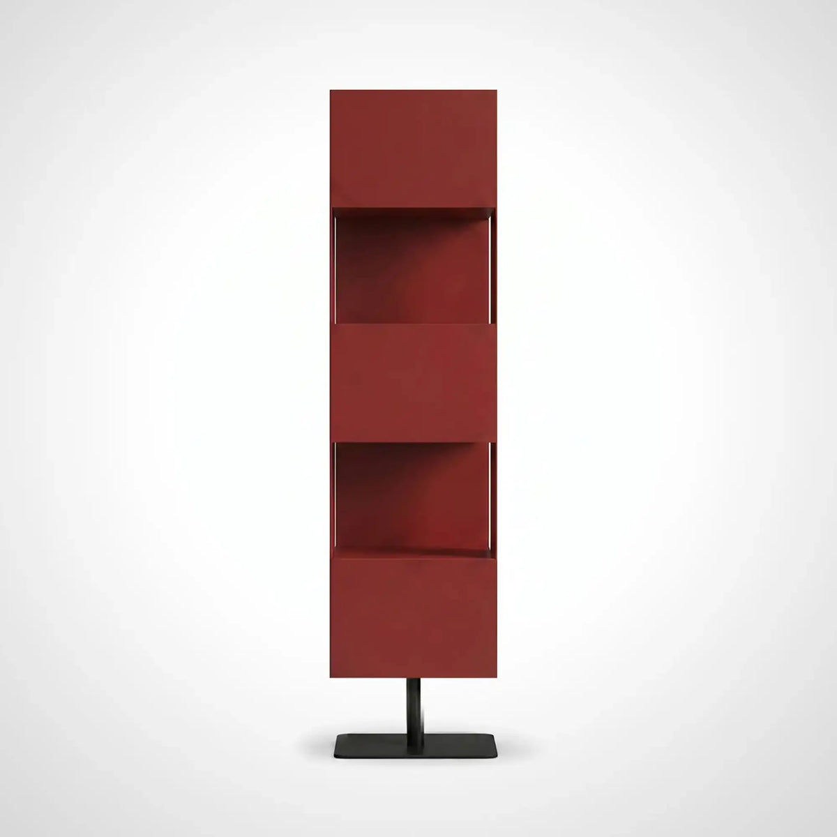 KKUSO METAL SHELF - CUBI BORDEAUX RED