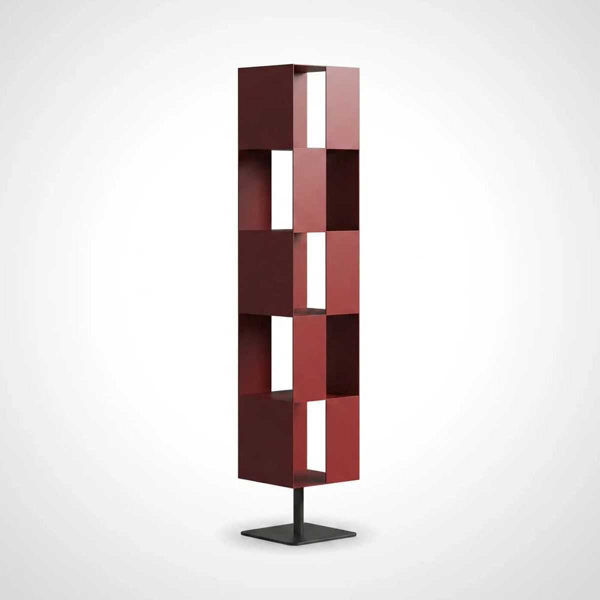 KKUSO METAL SHELF - CUBI BORDEAUX RED