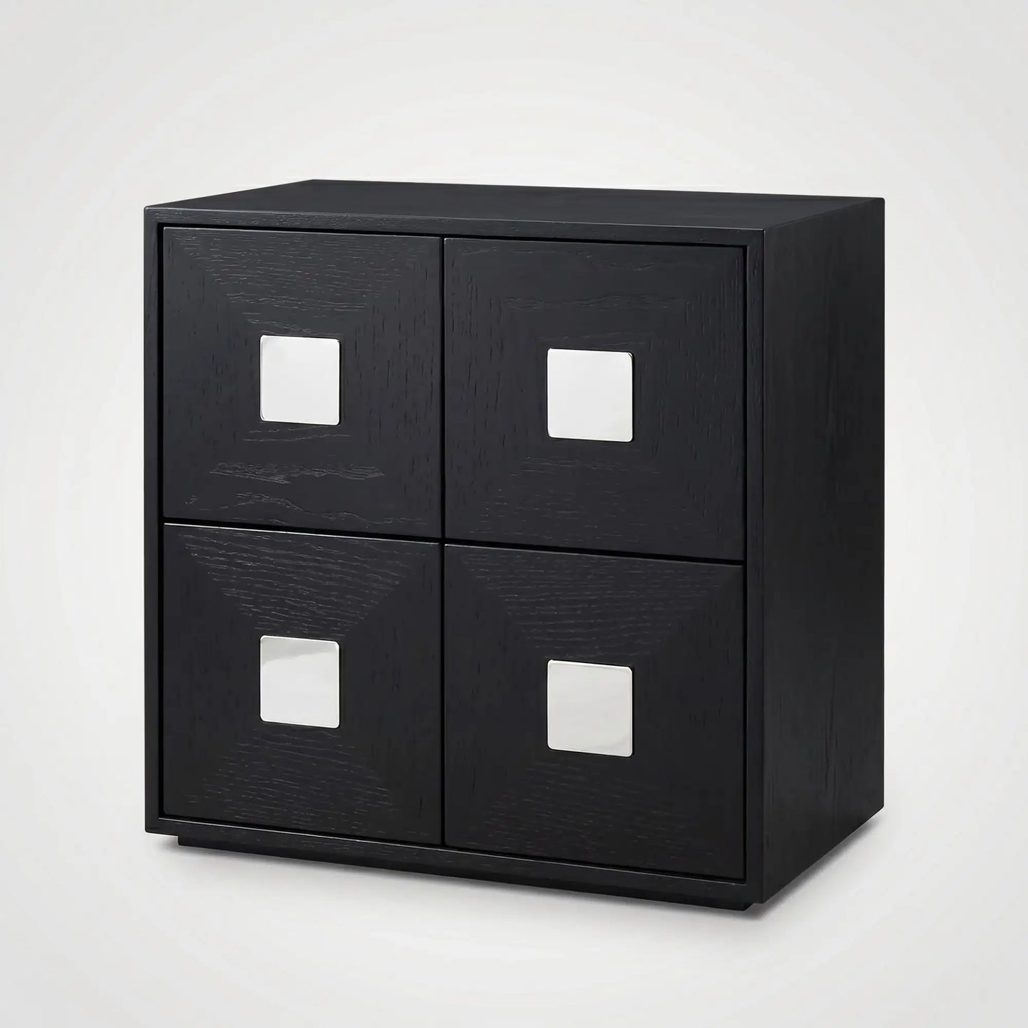 KKUSO WOODEN 2-DRAWER CABINET - OAKI