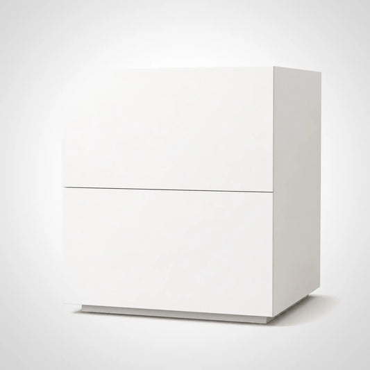 KKUSO WOODEN BEDSIDE TABLE - TUTU SOFT WHITE
