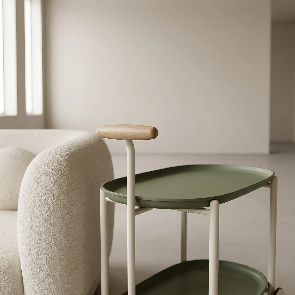 KKUSO TROLLEY - LUNA ROVER OLIVE CREAM