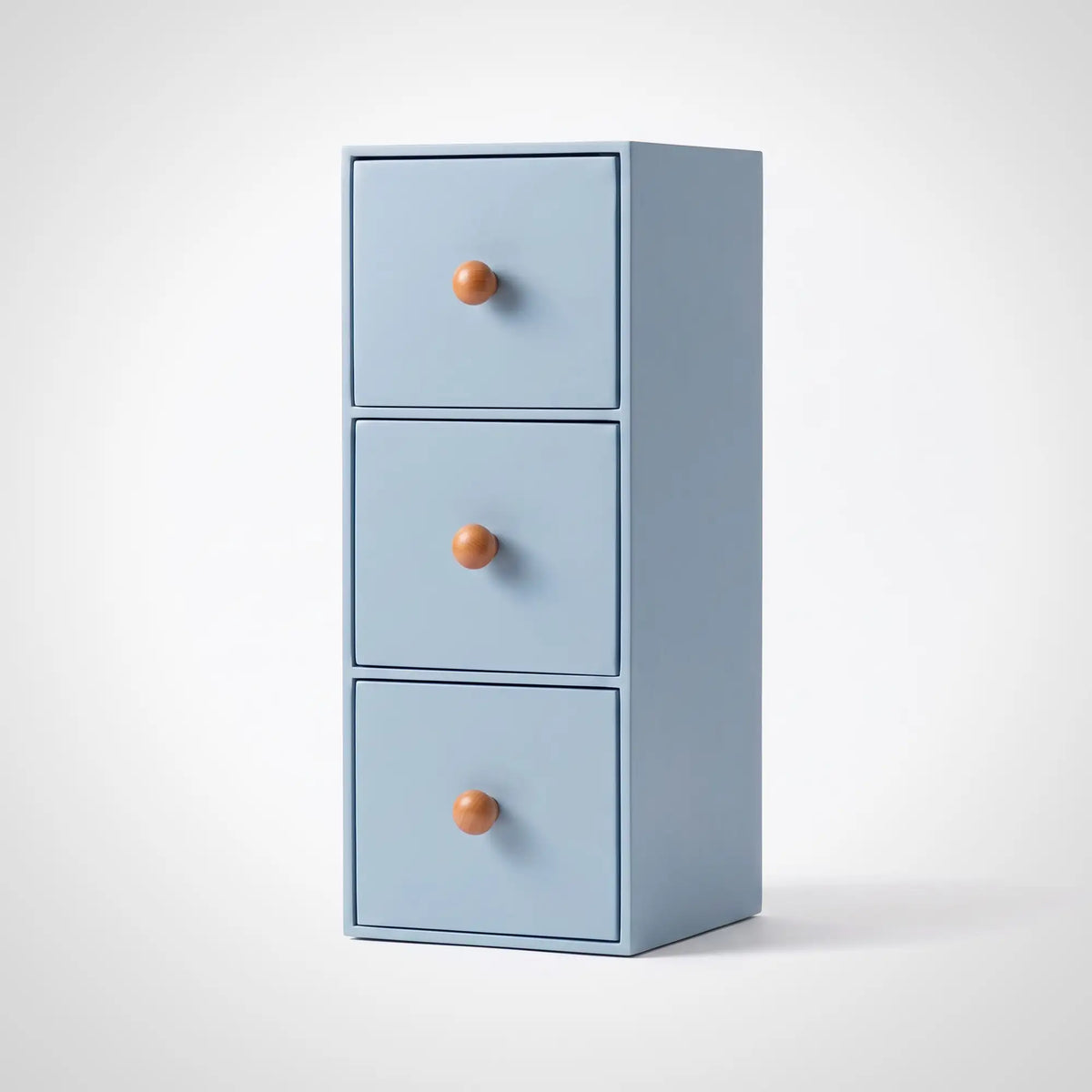KKUSO NARROW BEDSIDE TABLE - SHIN POWDER BLUE