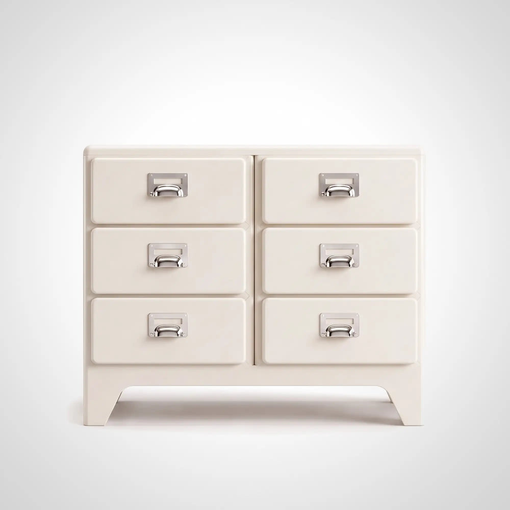 KKUSO ABS 6-DRAWER CABINET - MILO TWINS ALMOND MILK
