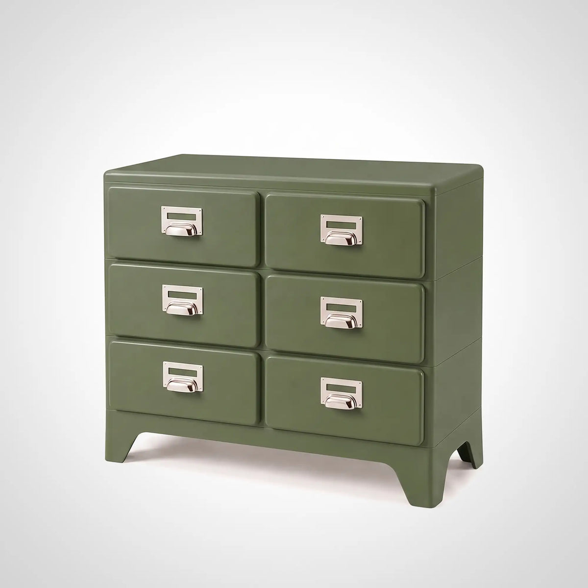 KKUSO ABS 6-DRAWER CABINET - MILO TWINS DEEP EMERALD