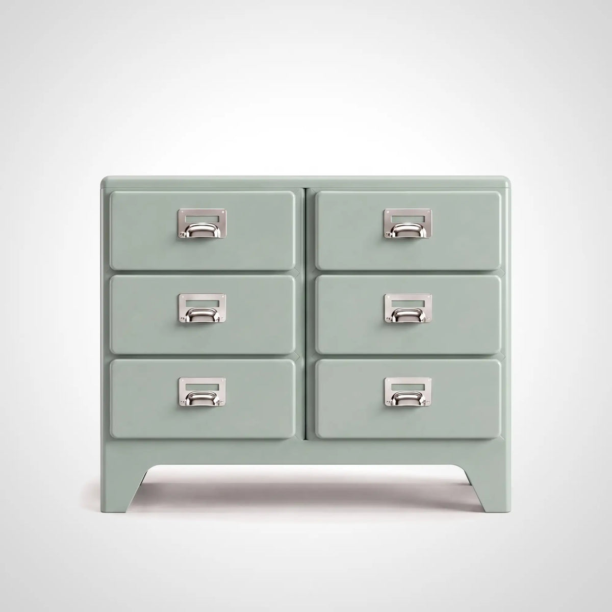 KKUSO ABS 6-DRAWER CABINET - MILO TWINS PALE OLIVE