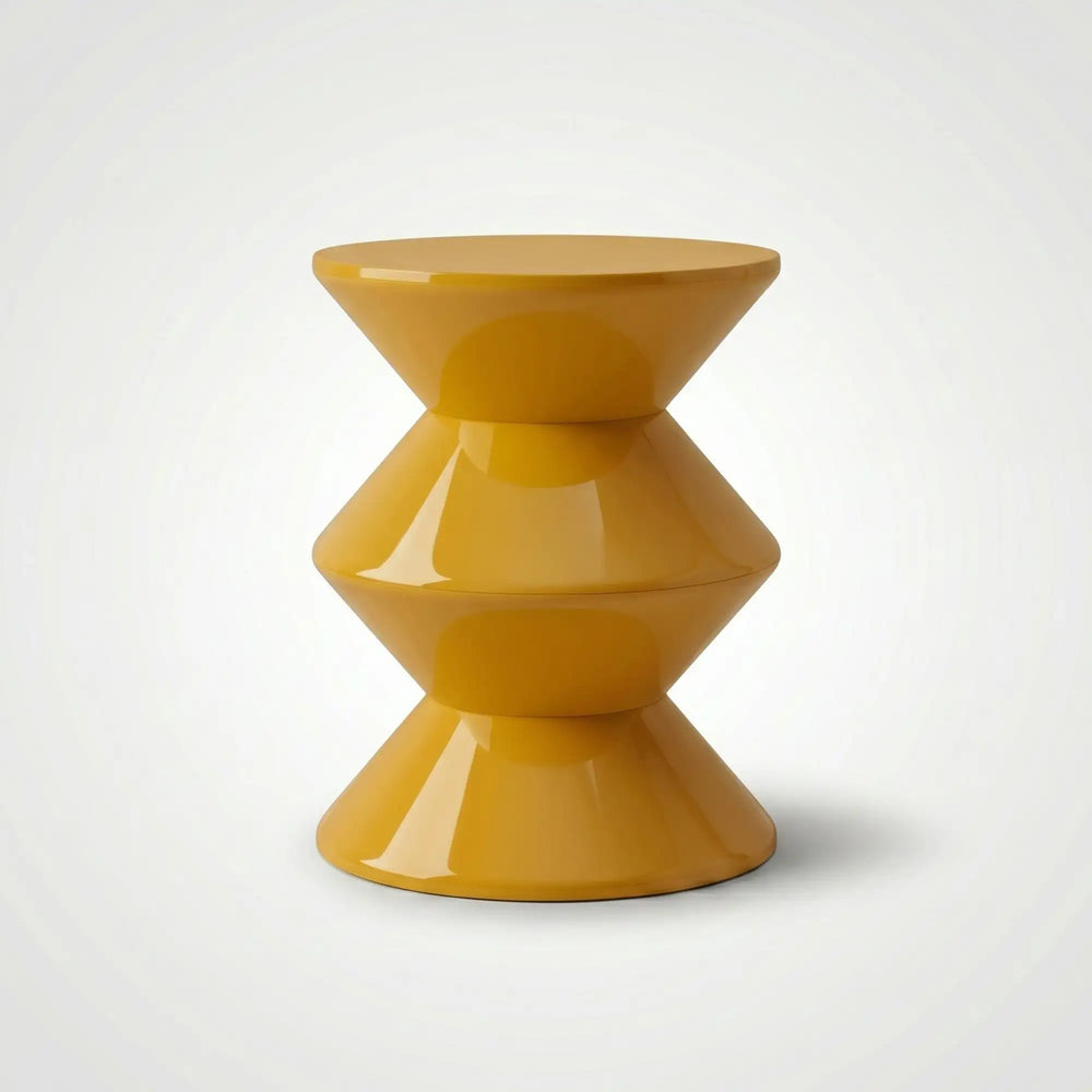 KKUSO ABS SIDE TABLE - BONGO MUSTARD YELLOW