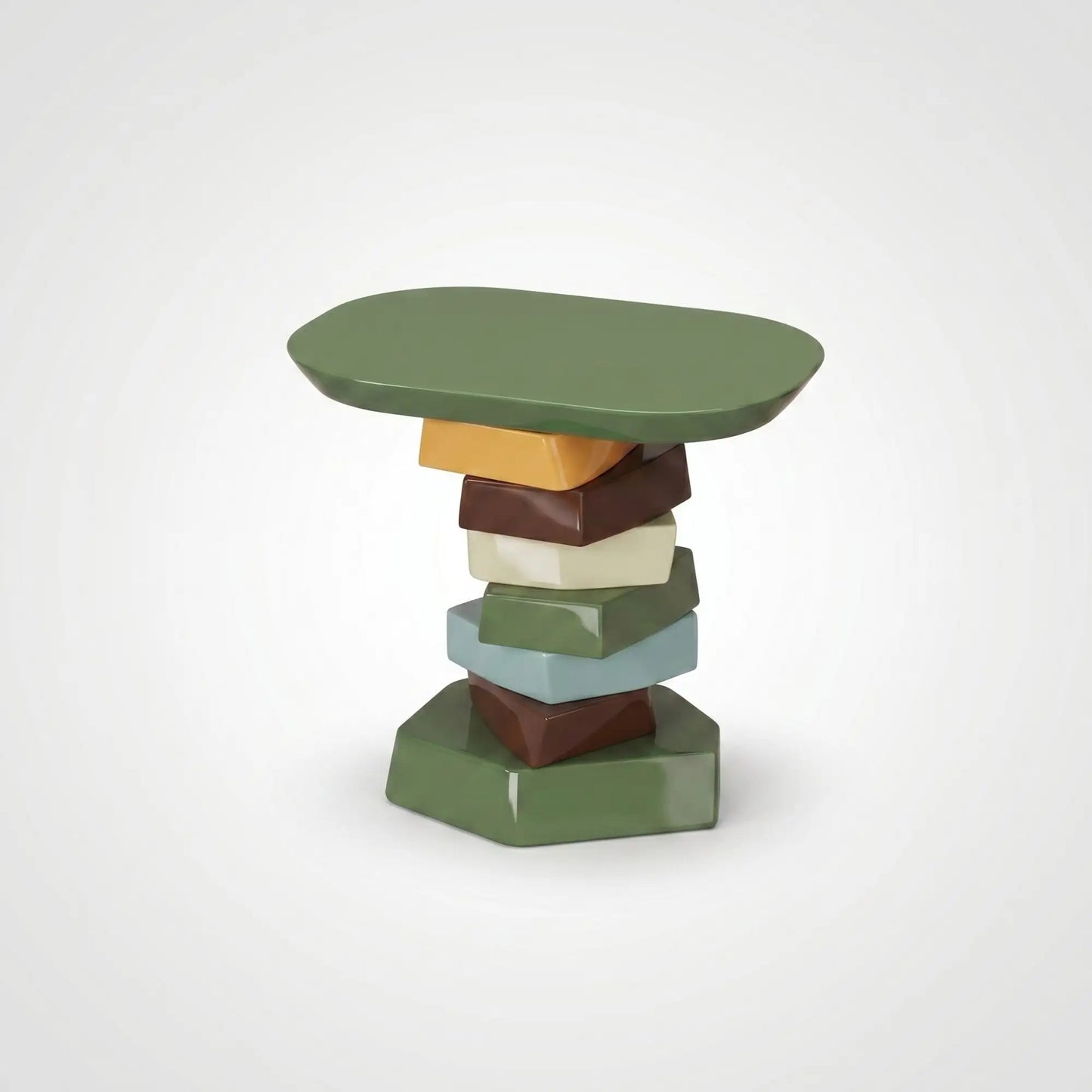 KKUSO SIDE TABLE - CHOCO CUBE