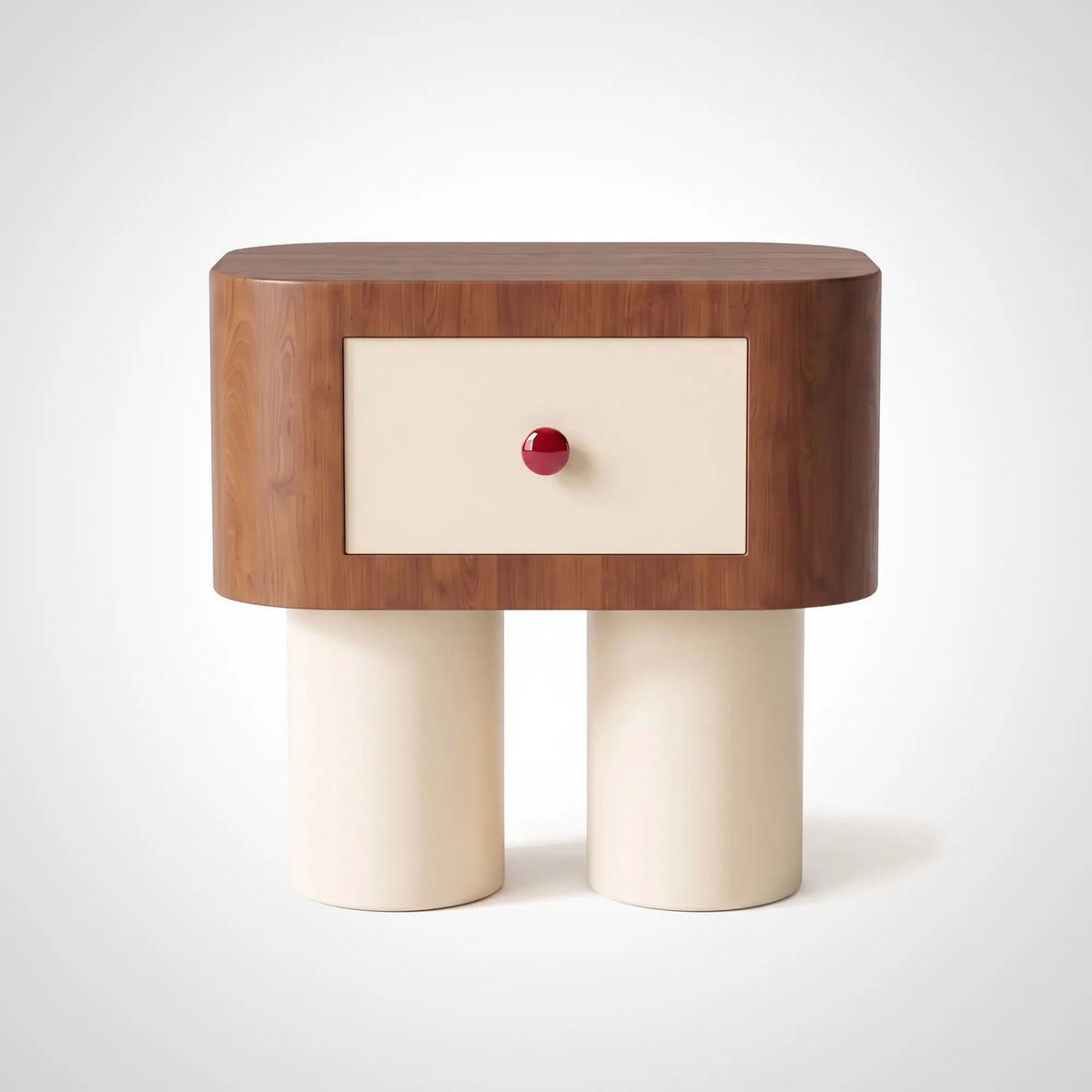 KKUSO WOODEN BEDSIDE TABLE - ROBO WARM OAK