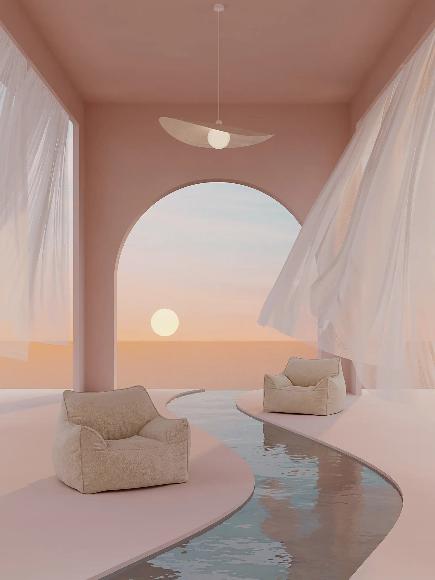 DODO LOUNGE CHAIR - TEDDY FLEECE KKUSO.HOME