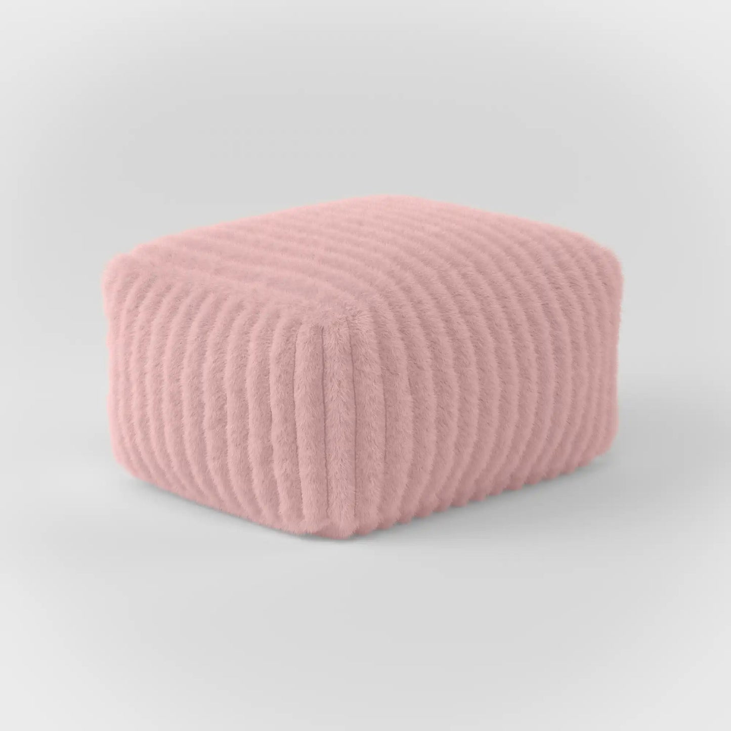 DODO LOUNGE SQUARE OTTOMAN-CHANNEL CORD KKUSO.HOME