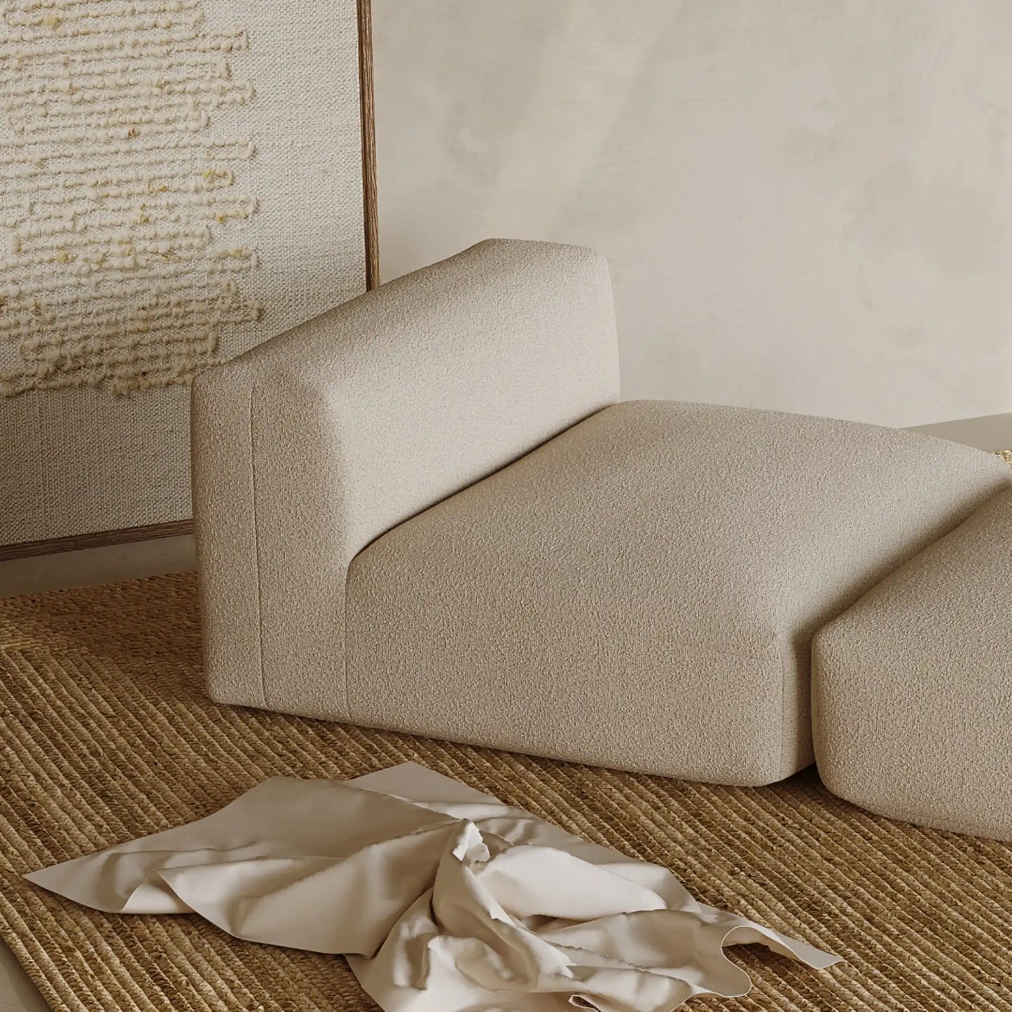 MOMO LOUNGER - BOUCLE OAT