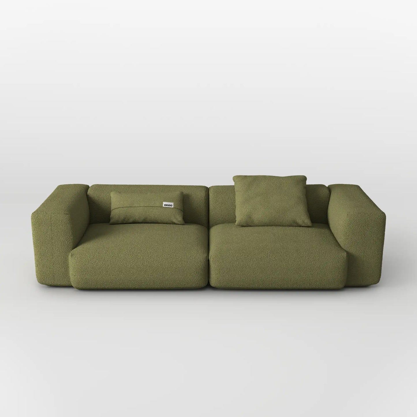 MOMO SET 1 - BOUCLE SOFT OLIVE