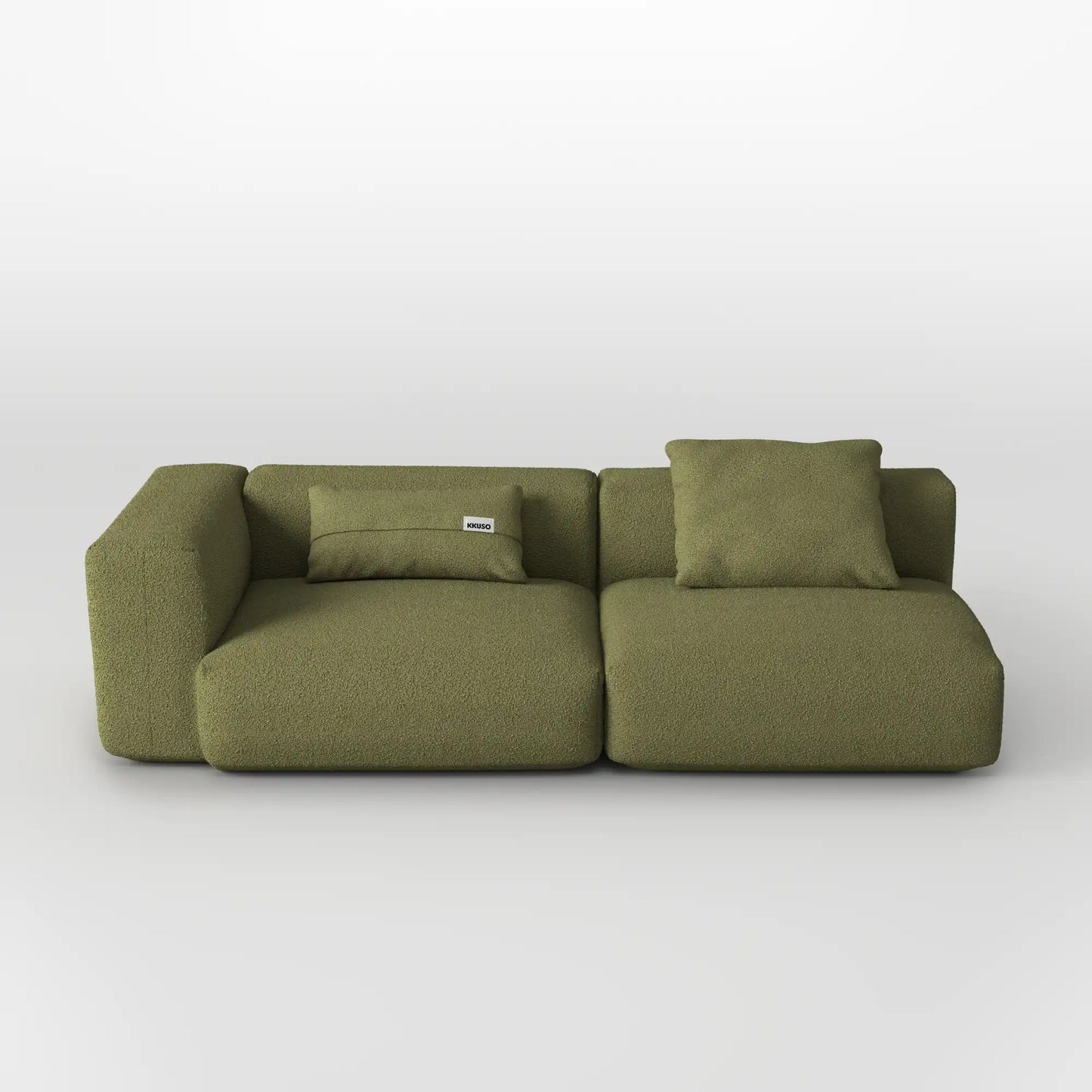 MOMO SET 4 - BOUCLE SOFT OLIVE