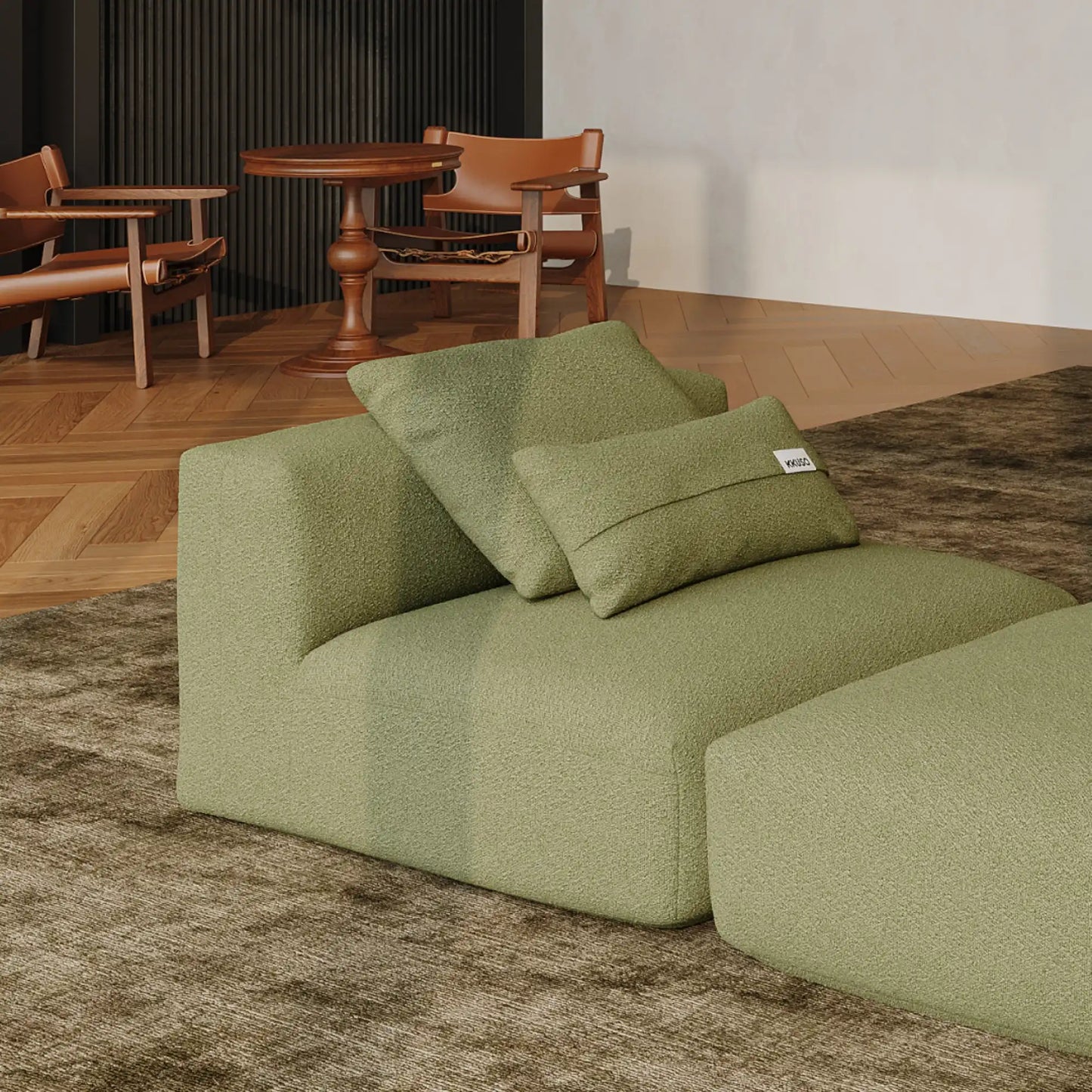 MOMO SET 7 - BOUCLE SOFT OLIVE